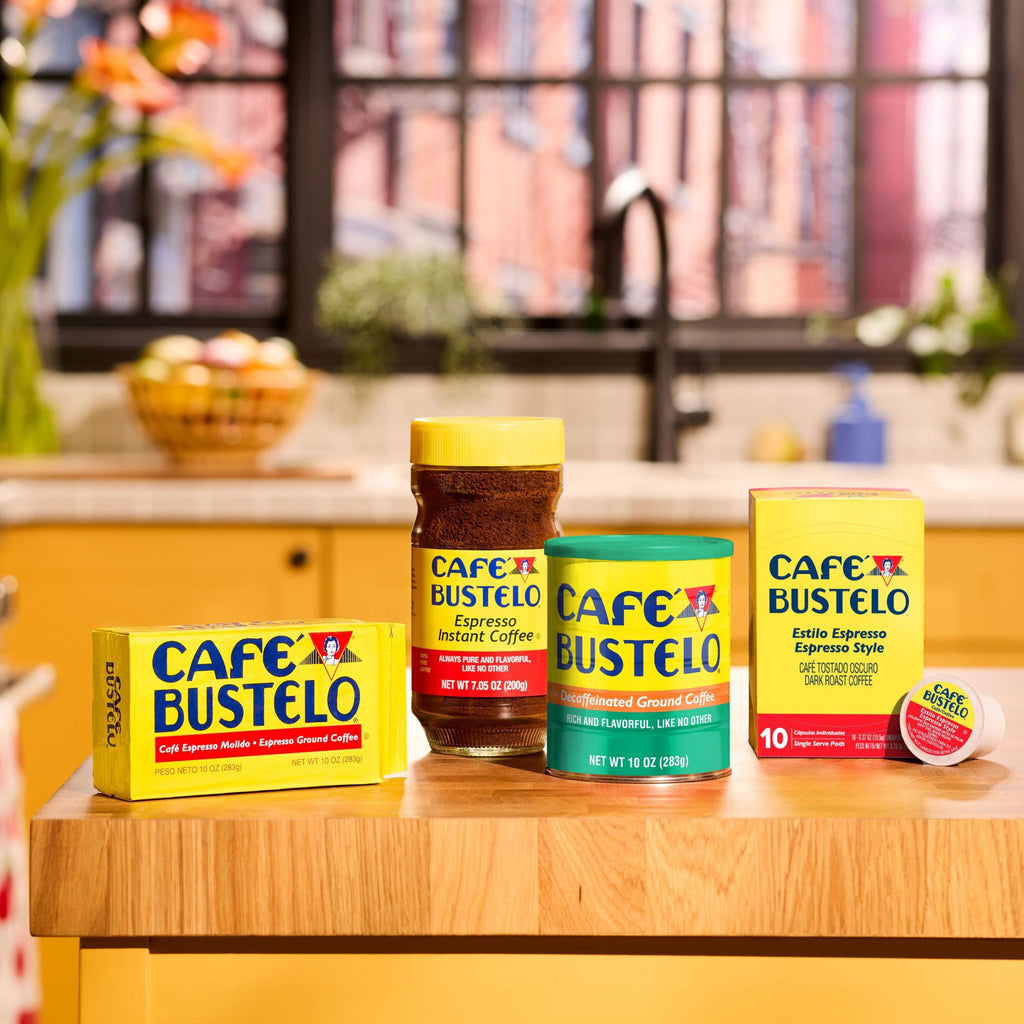 Café Bustelo Decaffeinated Medium Dark Roast Ground Coffee 10 oz Canister