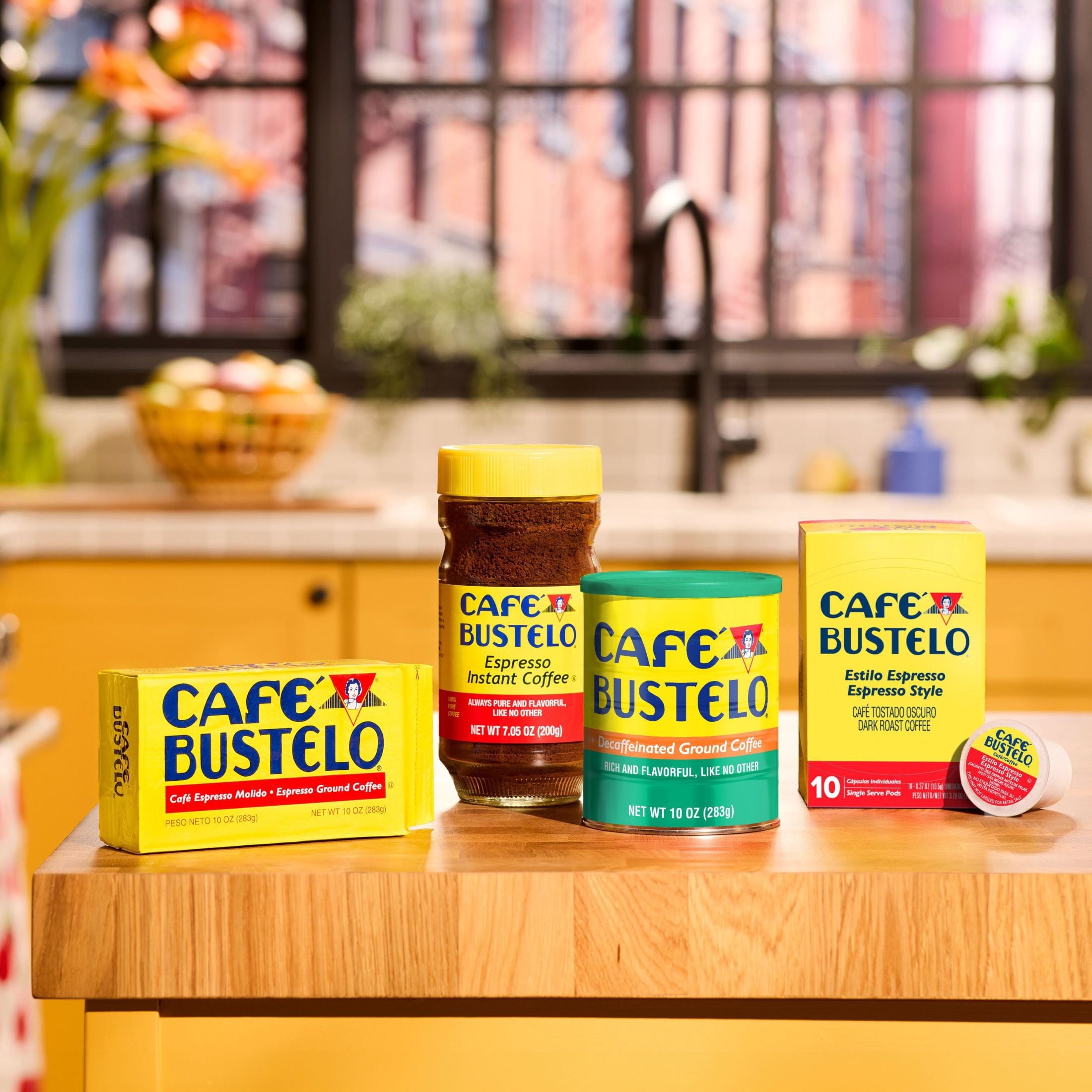 Café Bustelo Decaffeinated Medium Dark Roast Ground Coffee 10 oz Canister