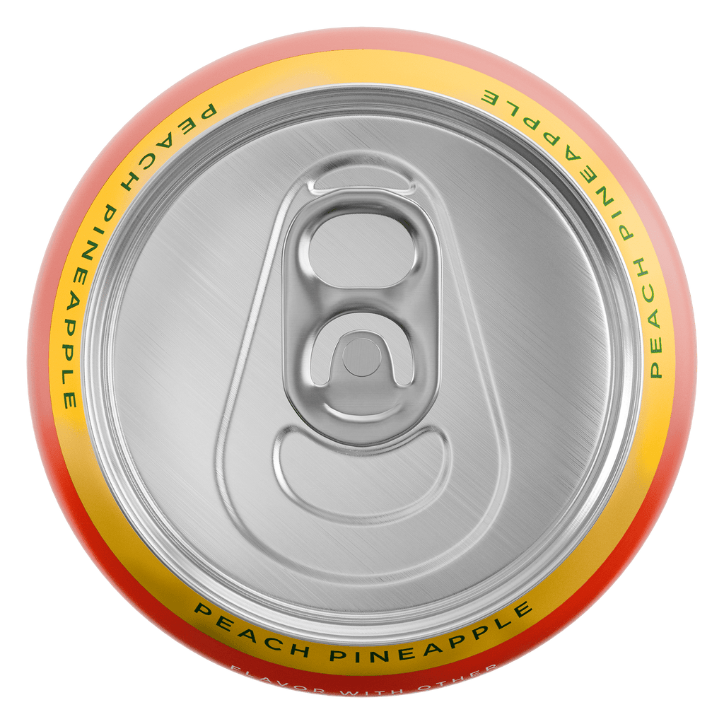 Bloom Nutrition Pop Prebiotic Soda Peach Pineapple Can 12 Fl Oz