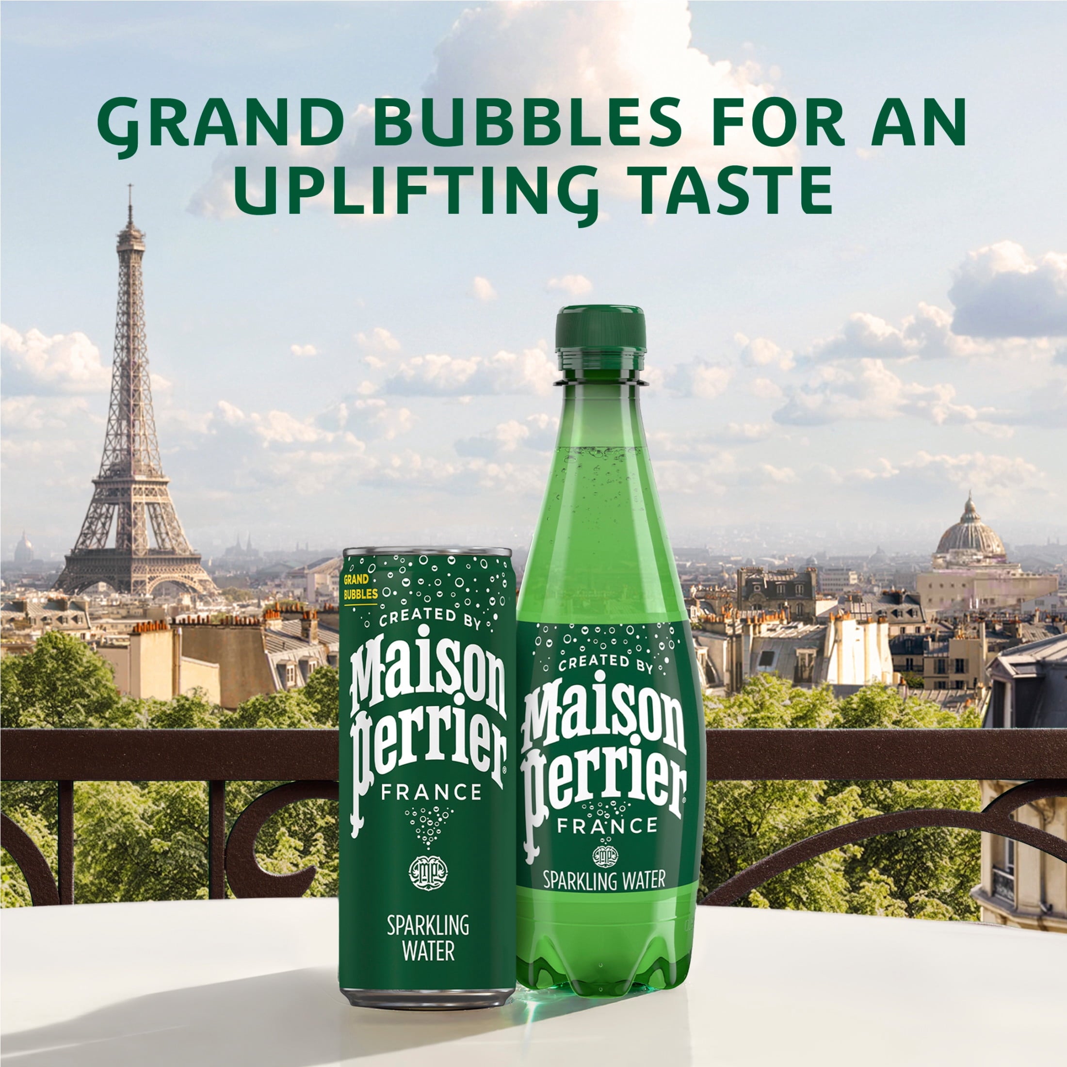 Maison Perrier Ultimate Sparkling Water 16.9 fl oz Plastic Bottles 6 Pack