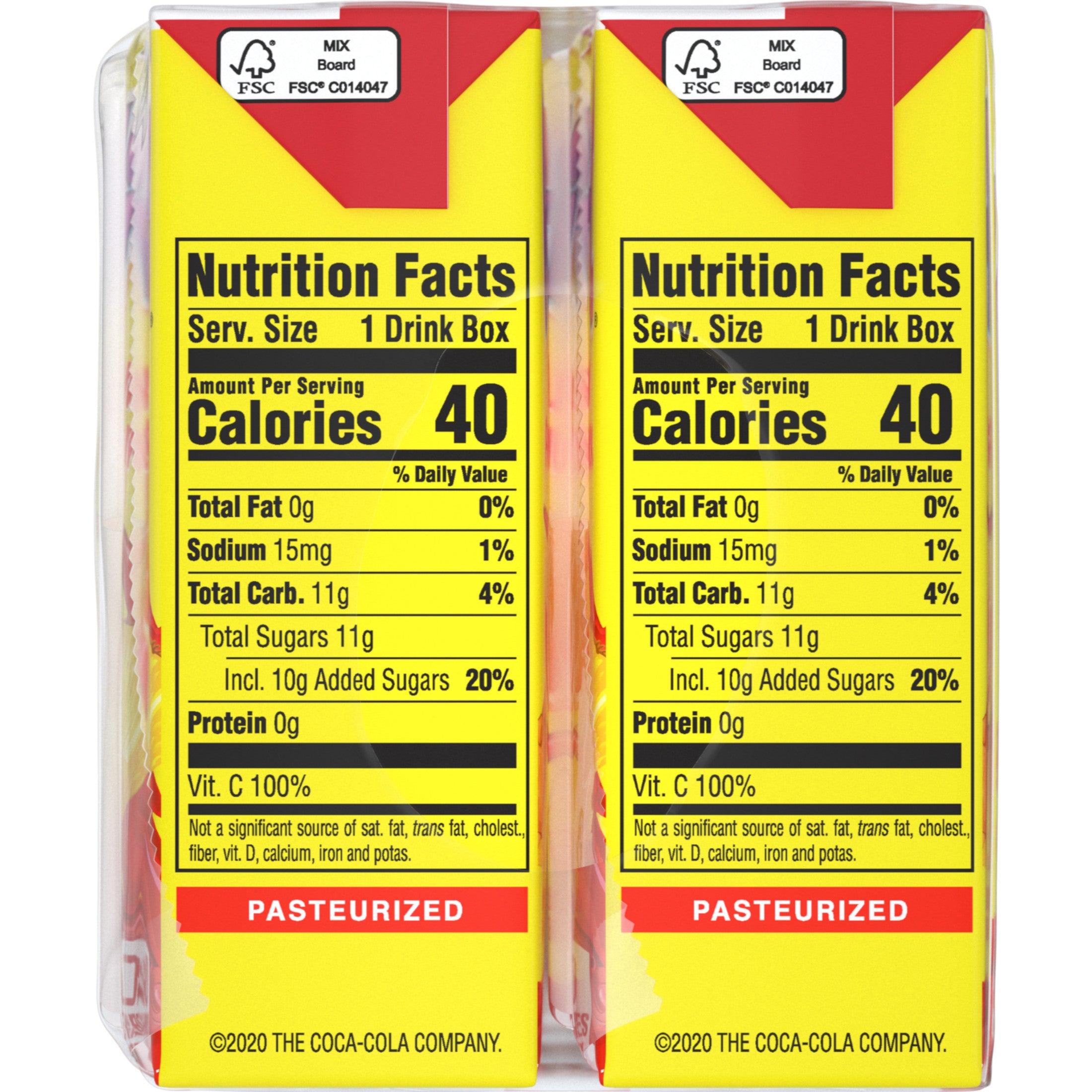 Hi-C Flashin' Fruit Punch Juice Drink 6 fl oz 8 Pack