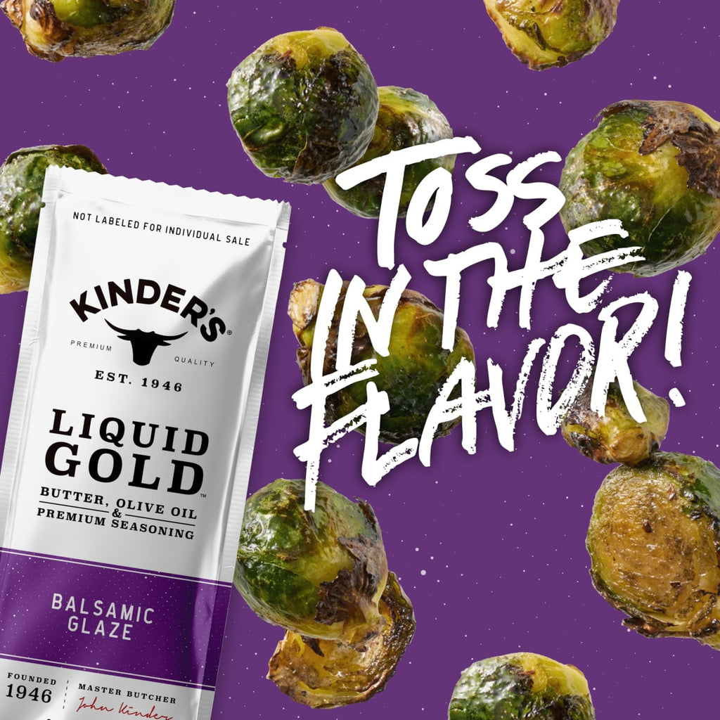 Kinder's Balsamic Glaze Brussels Sprouts Frozen Vegetable 13.5 Oz
