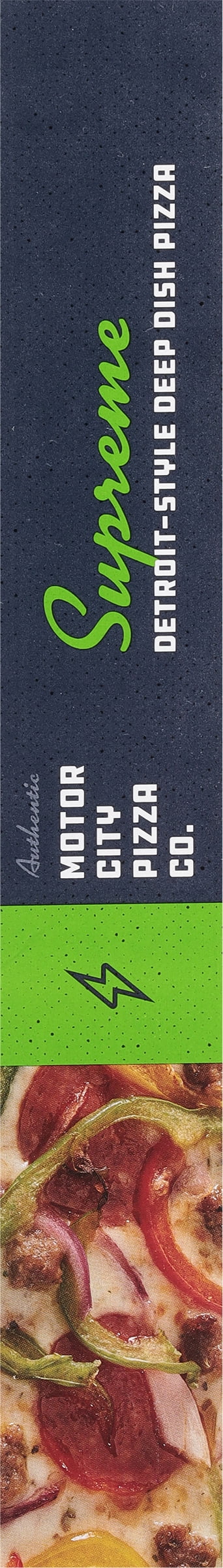 Motor City Pizza Co. Supreme Detroit-Style Frozen Pizza 29.44 Oz