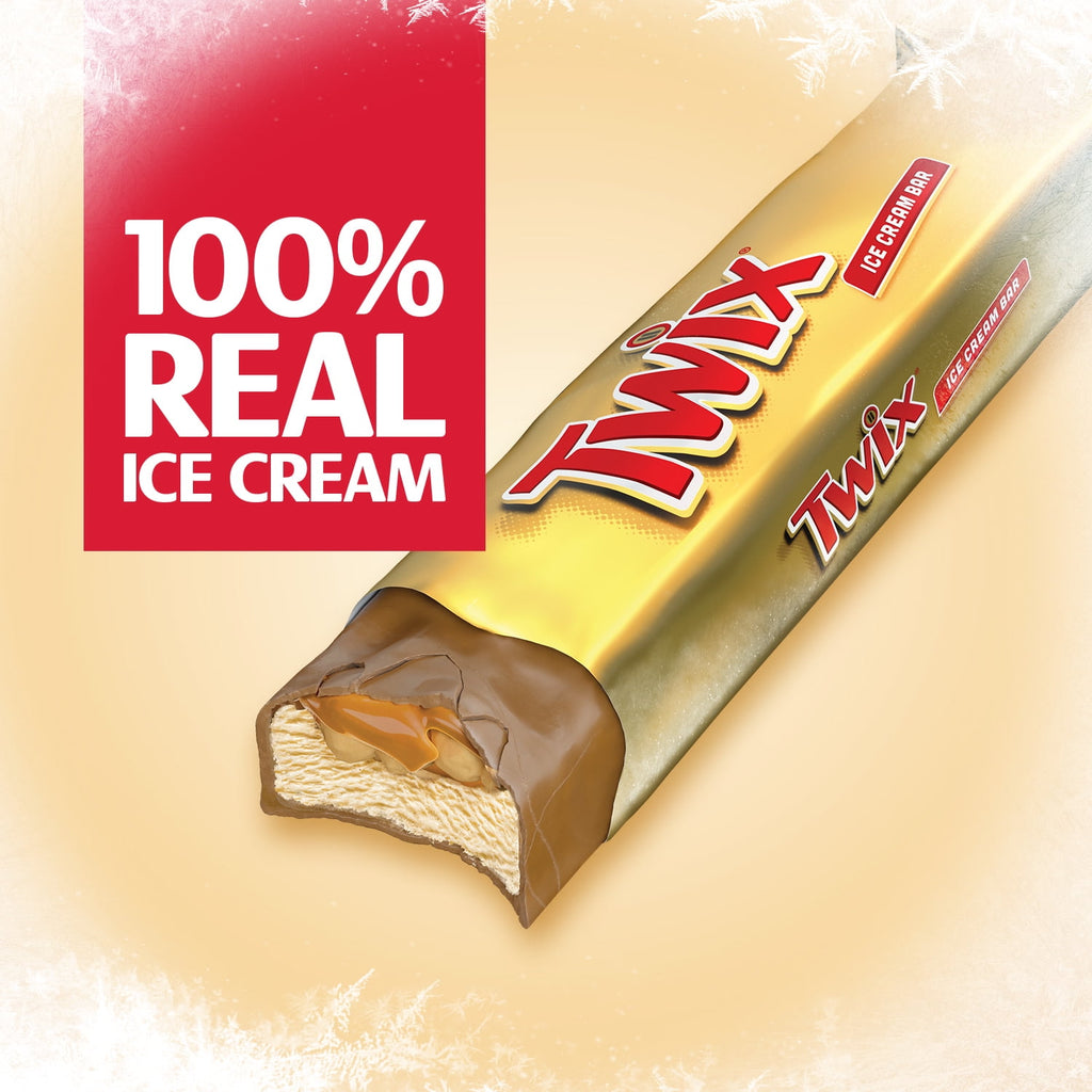 Twix Caramel Vanilla Milk Chocolate Ice Cream Bars 6 Count 11.58 Fl Oz