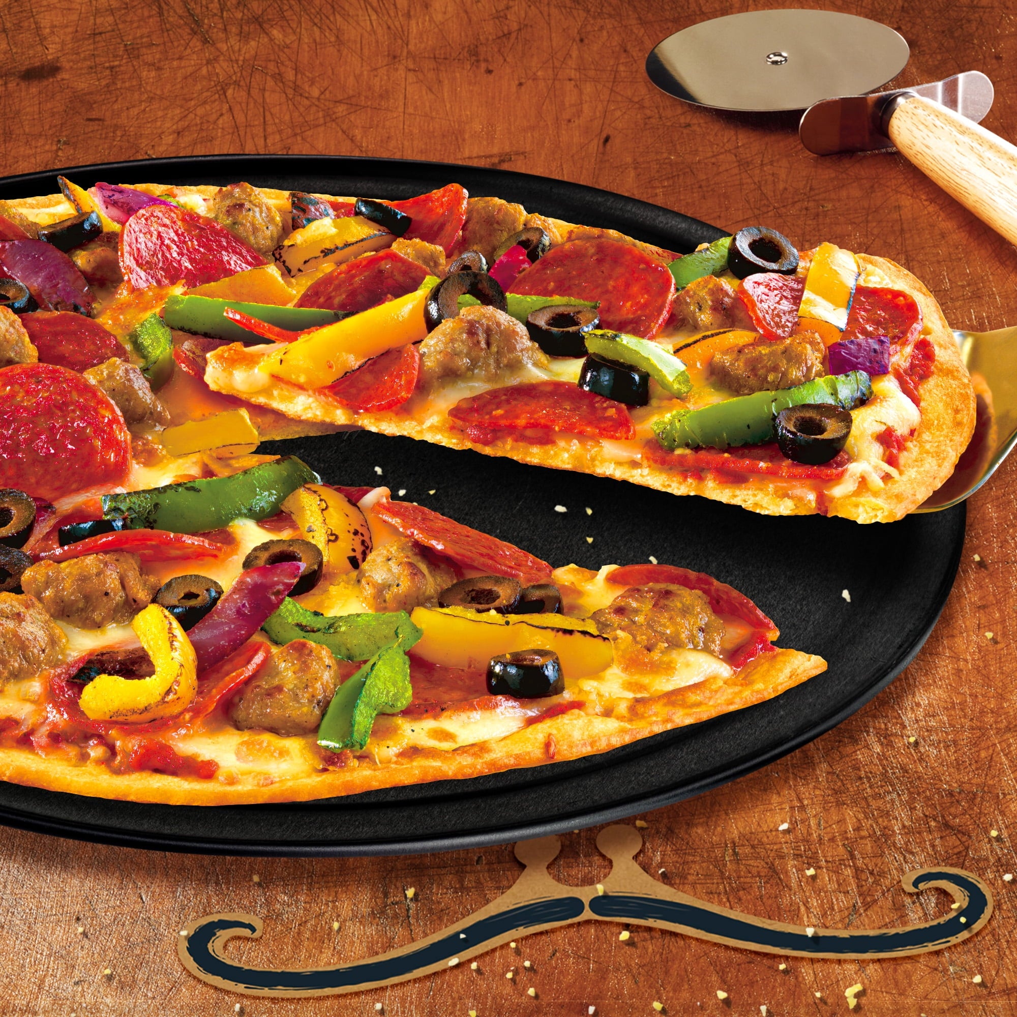 Screamin' Sicilian Thin Crust Supreme Frozen Pizza 20.55 Oz