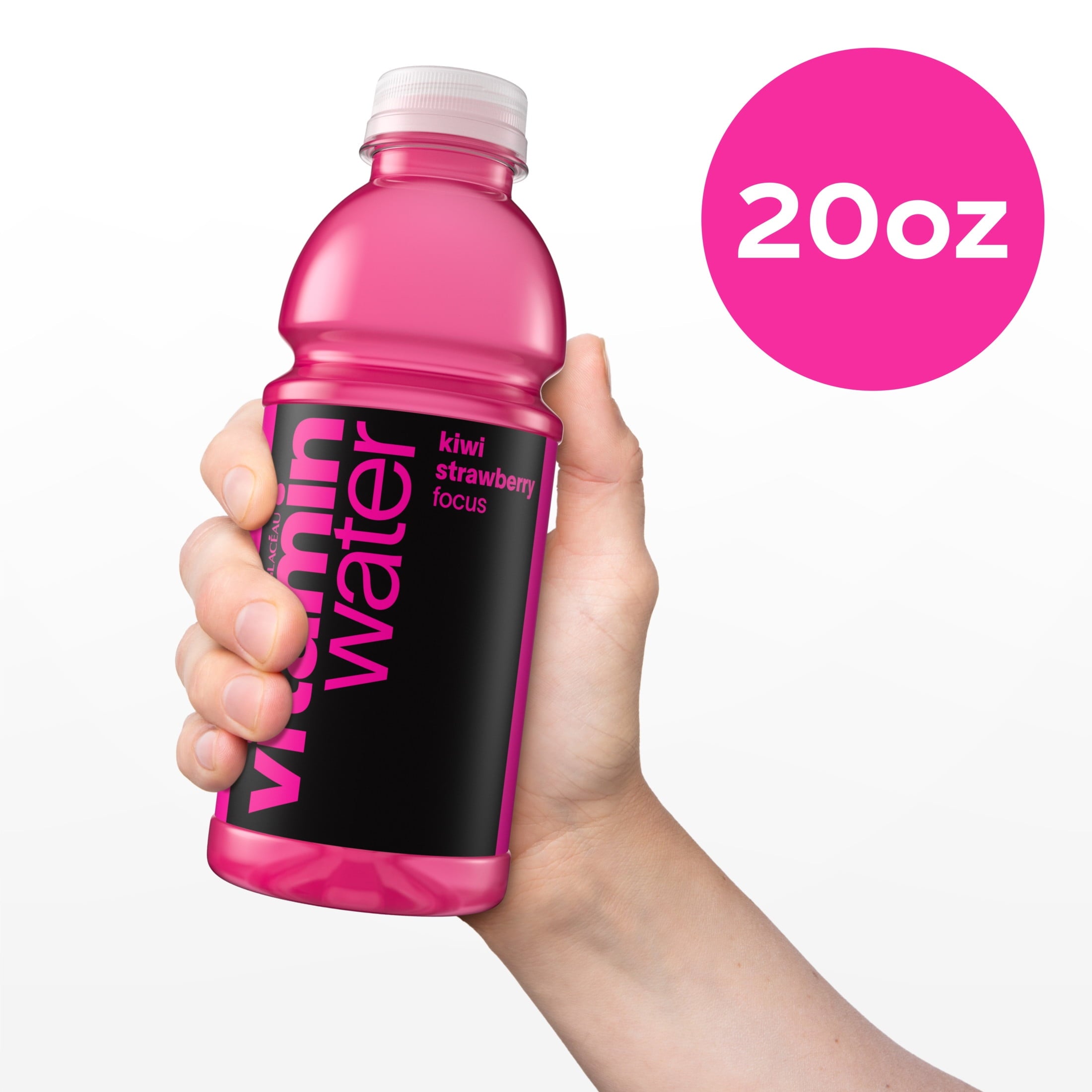 Vitaminwater Focus Kiwi Strawberry Flavored Water Beverage 20 fl oz