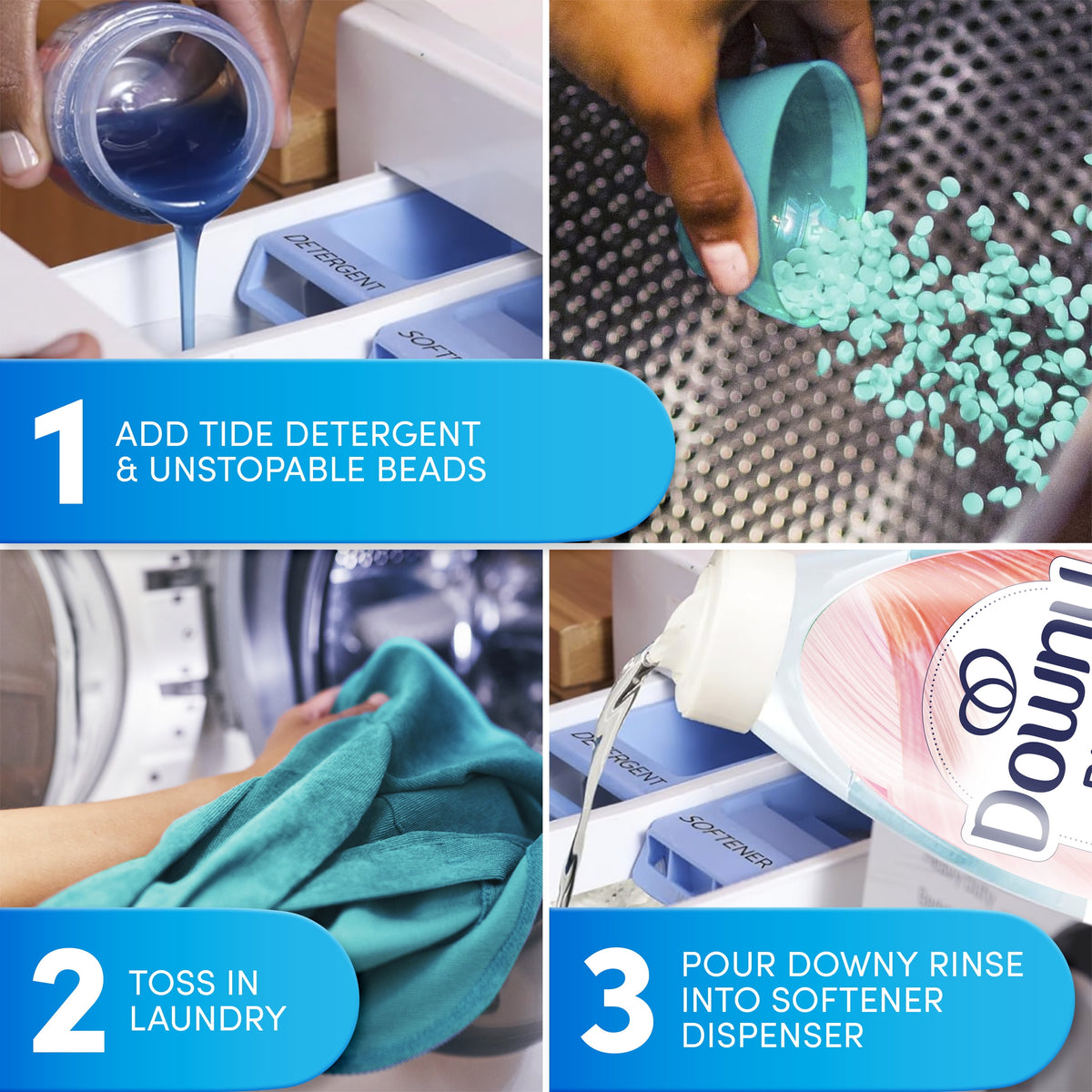 Downy Rinse Out Odor Laundry Rinse Spring Breeze Scent 48 fl oz