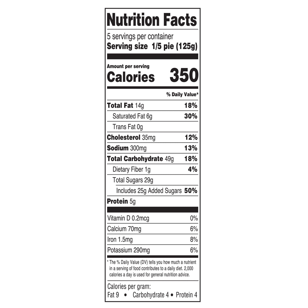 Baked Pumpkin Pie 22 Oz Shelf-Stable Freshness Guaranteed