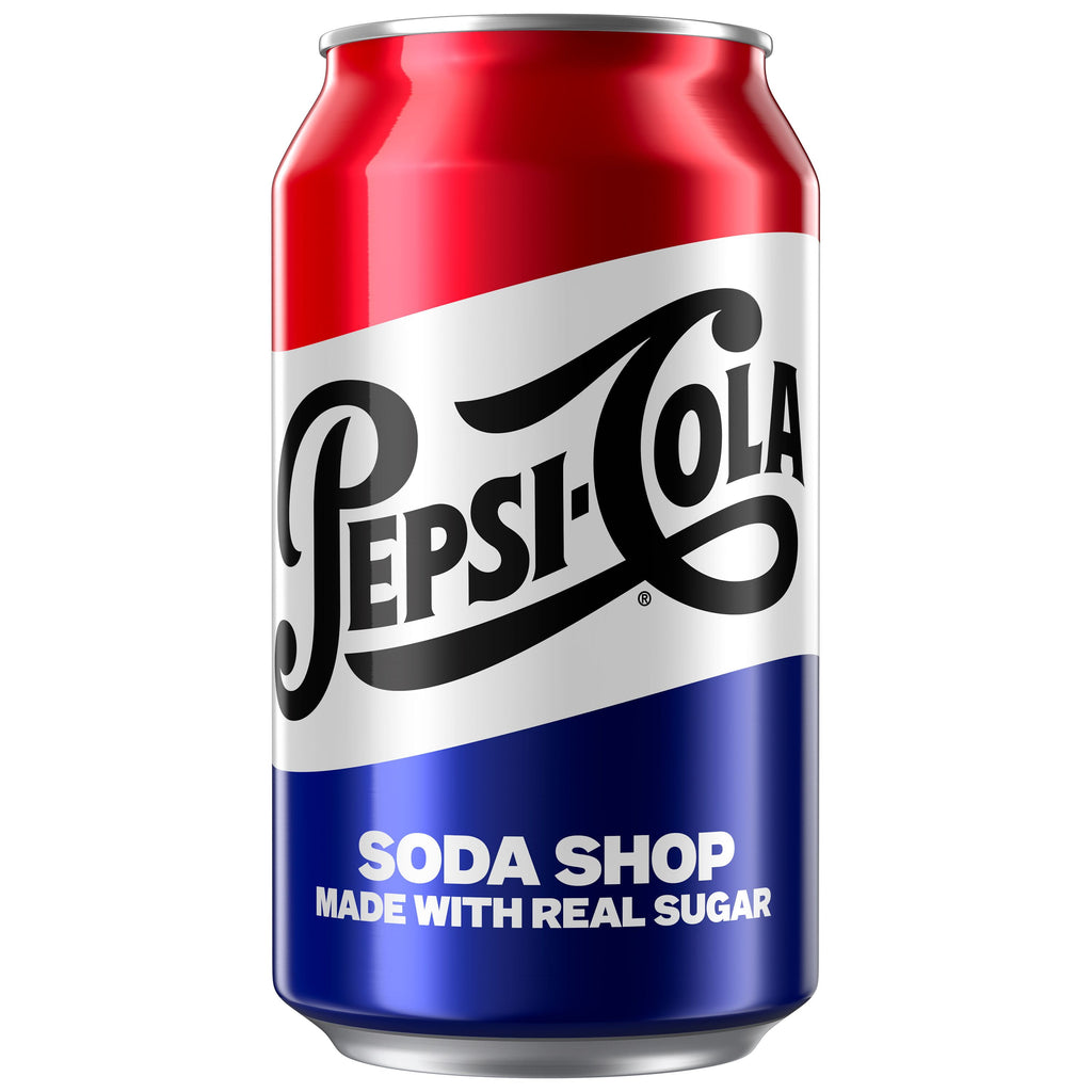 Pepsi Made with Real Sugar Cola Soda Pop Cans 12 Fl Oz 12 Pack