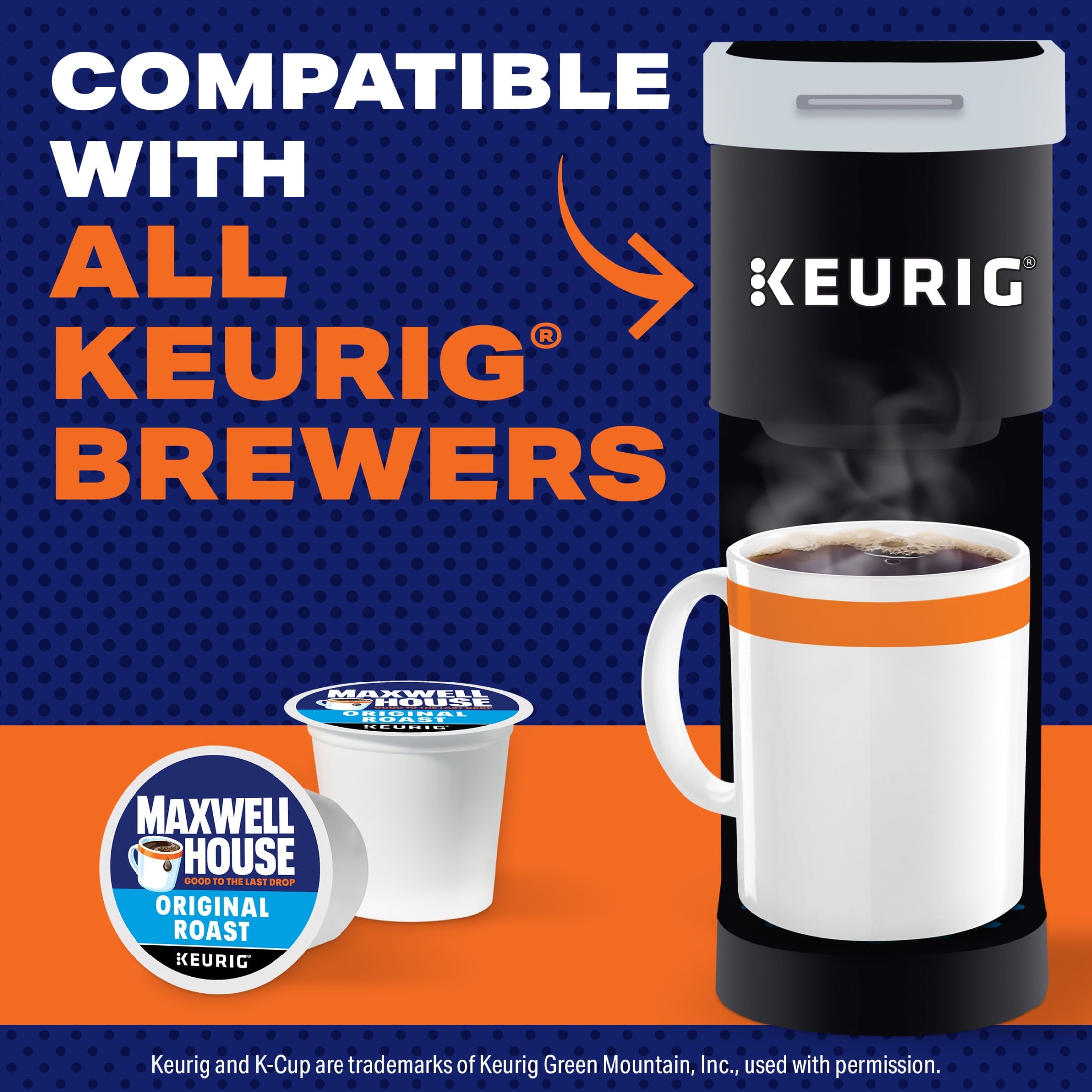 Maxwell House Original Roast Medium Roast K-Cup Coffee Pods 24 Count Box