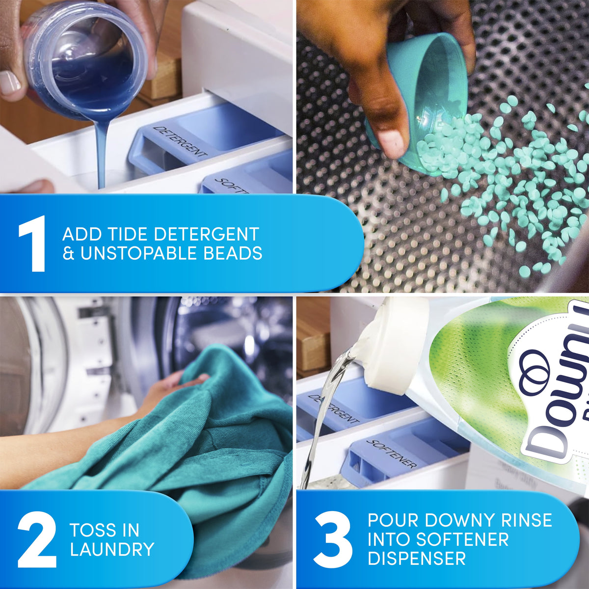 Downy Rinse Out Odor Laundry Rinse Active Fresh Scent 48 fl oz