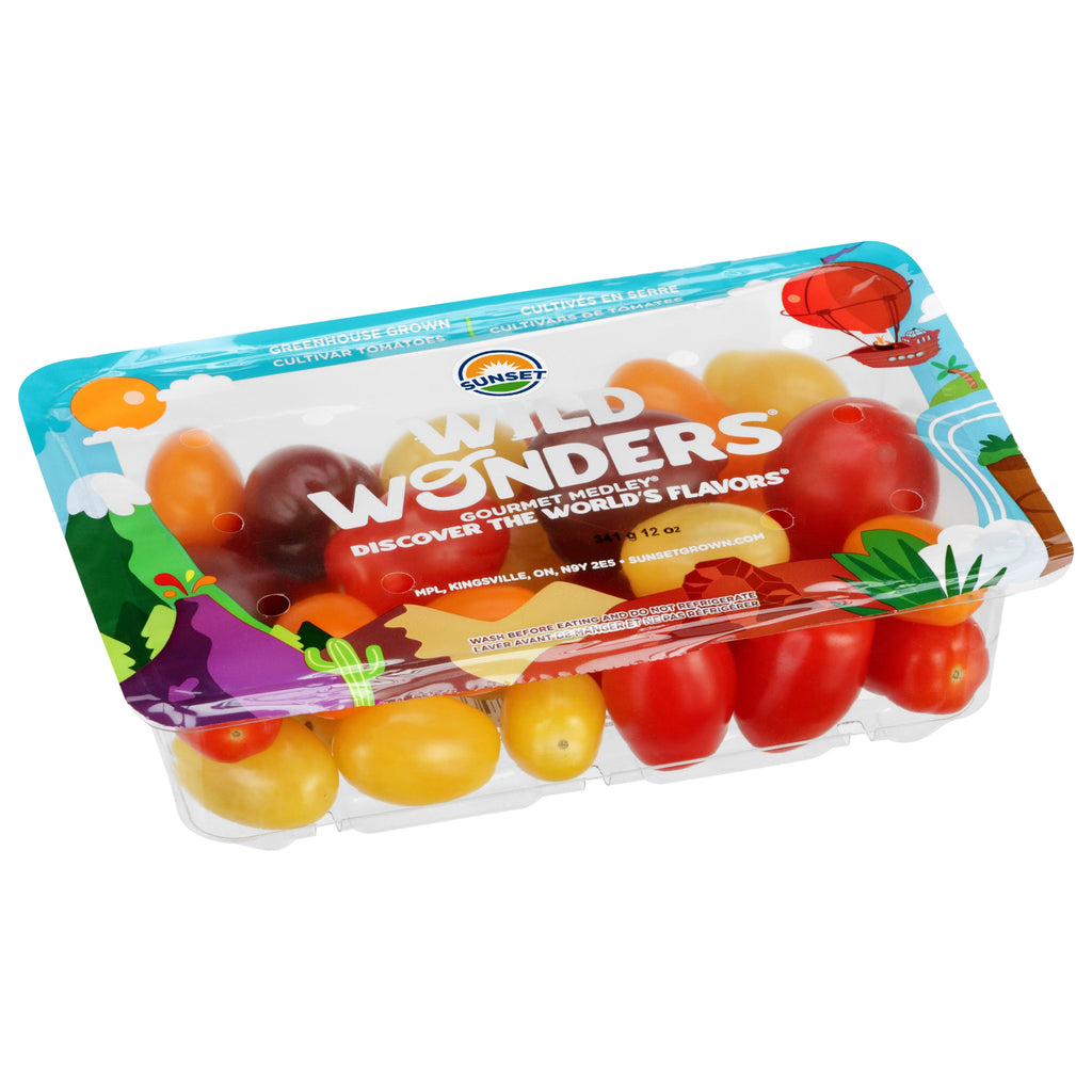 Sunset Wild Wonders Medley Tomatoes 12 Oz Package Fresh
