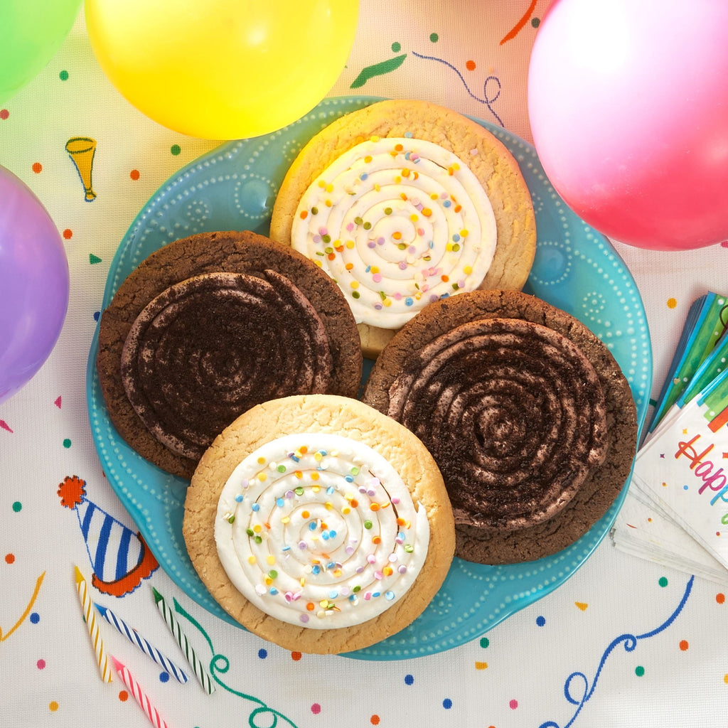 King Krumb Frosted Birthday Cake & Cookies & Cream Cookies 11 Oz 2 Count Freshness Guaranteed