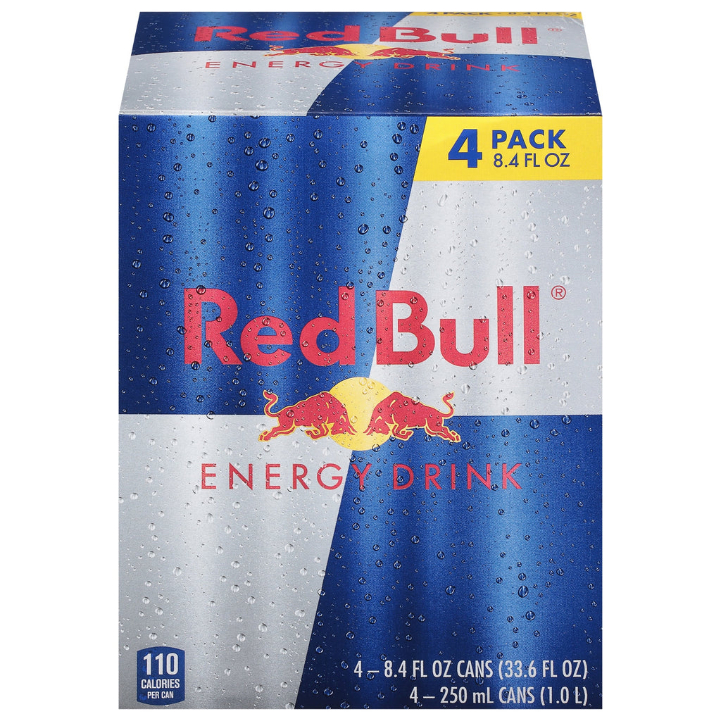 Red Bull Energy Drink Original 8.4 fl oz 4 Pack Cans