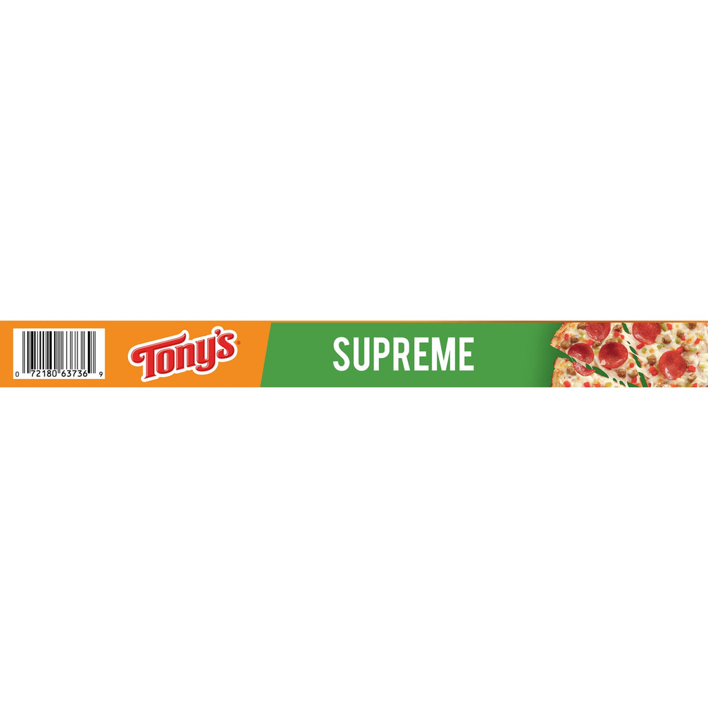 Tony's Supreme Pizzeria Style Crust Frozen Pizza with Sausage and Peppers 20.61 Oz