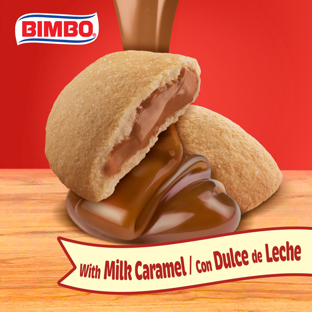 Julitas Milk Caramel Filled Pastries 11.28 Oz 8 Count Bimbo