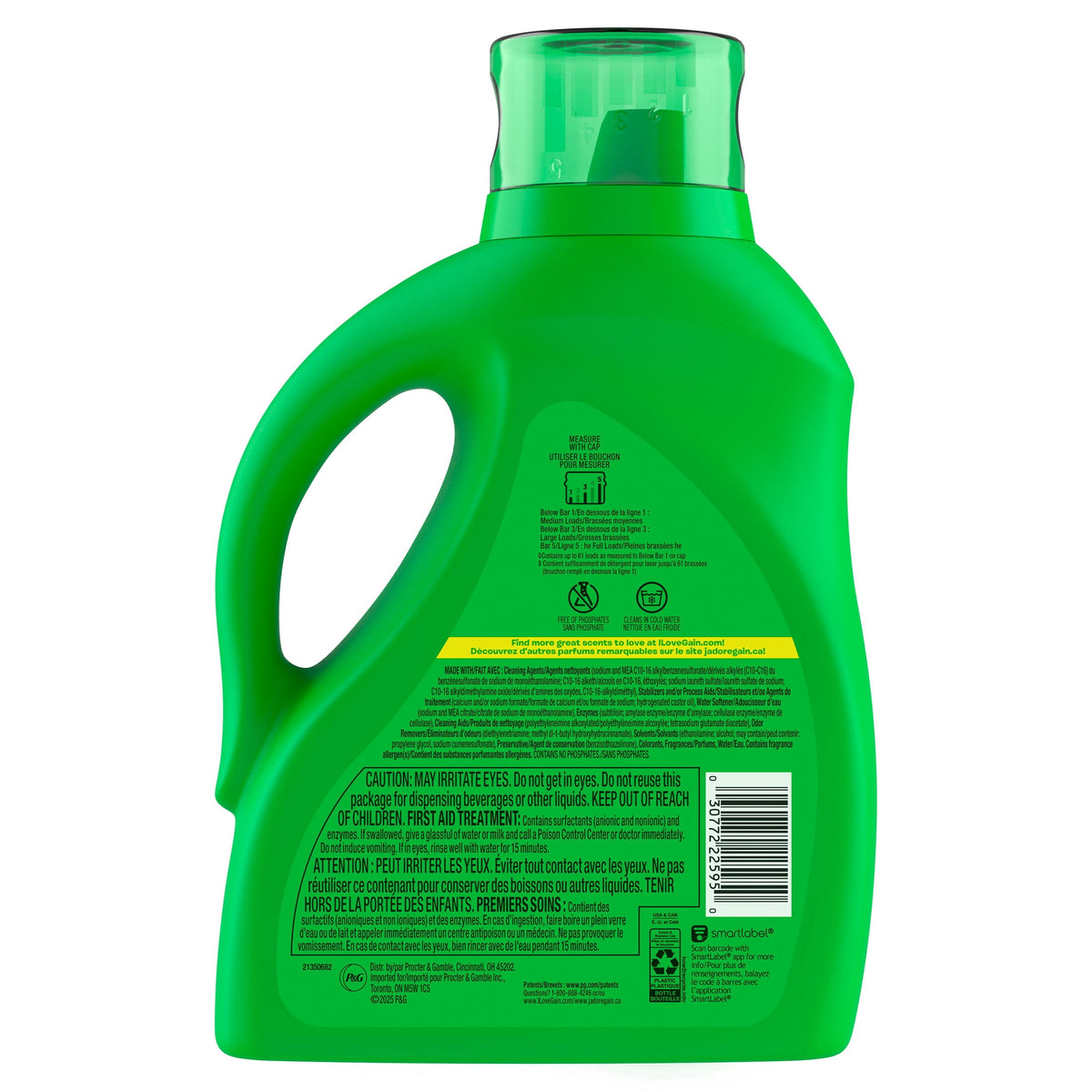Gain Liquid Laundry Detergent Island Fresh Scent 81 fl oz 61 Loads