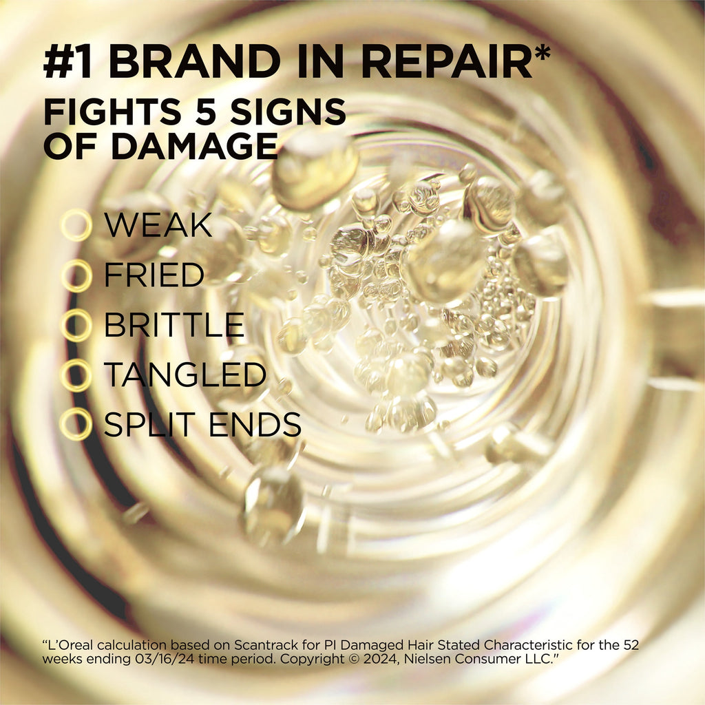 L'Oreal Paris Elvive Total Repair 5 Repairing Shampoo for Damaged Hair Pump 28 fl oz