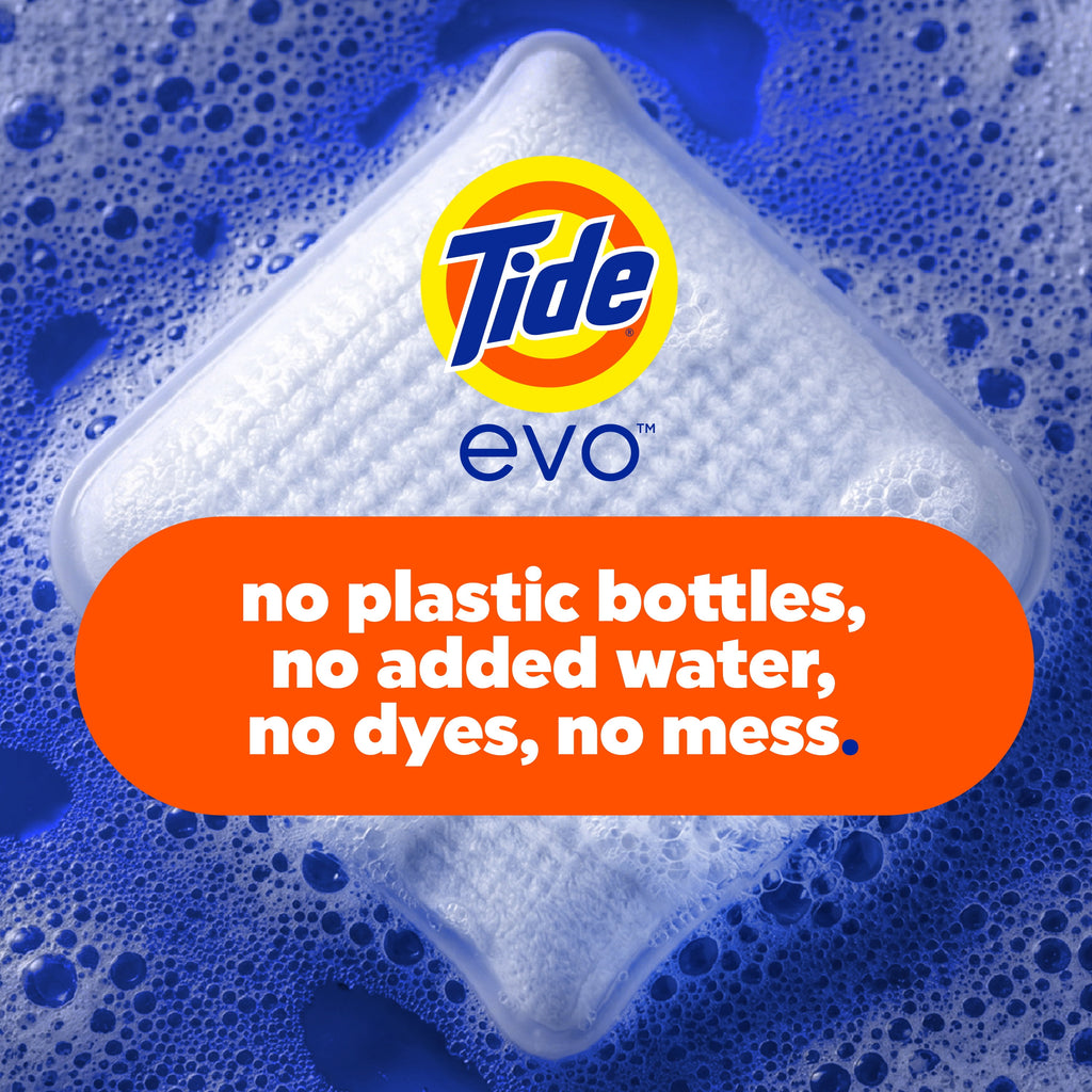 Tide evo Laundry Detergent Tiles 100% Concentrated Original Scent 16 Count