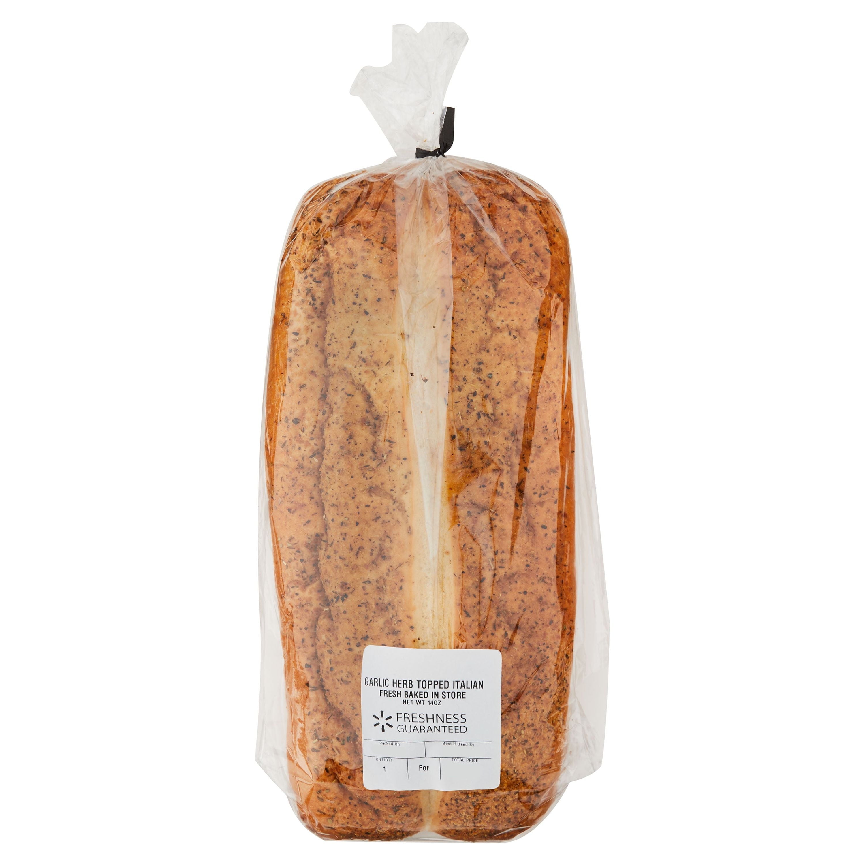 Italian Garlic Herb Bread Loaf 14 Oz 1 Count Freshness Guaranteed