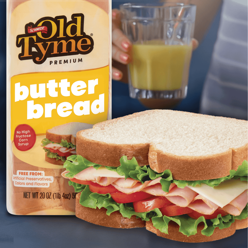 Old Tyme Premium Butter Bread 20 Oz Loaf