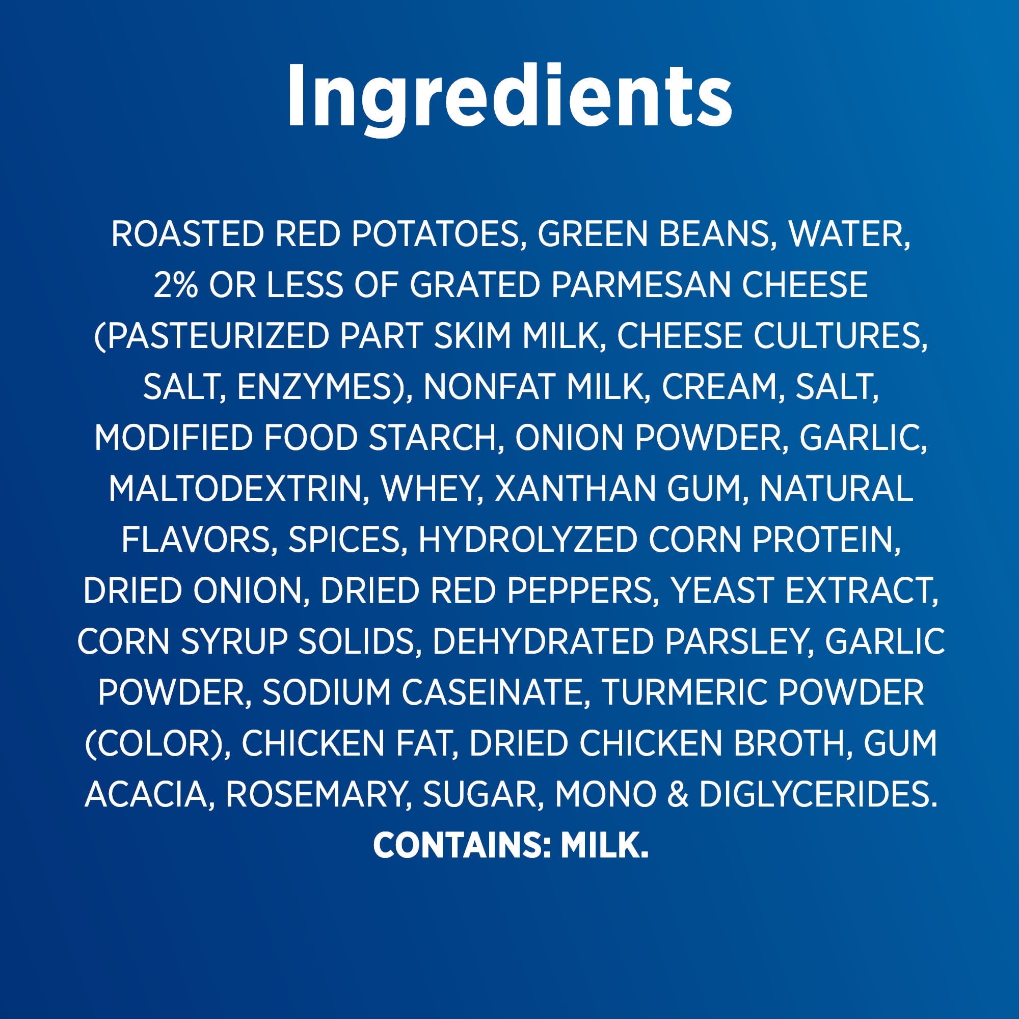 Birds Eye Steamfresh Parmesan Garlic Roasted Red Potatoes & Green Beans Frozen 10.8 Oz