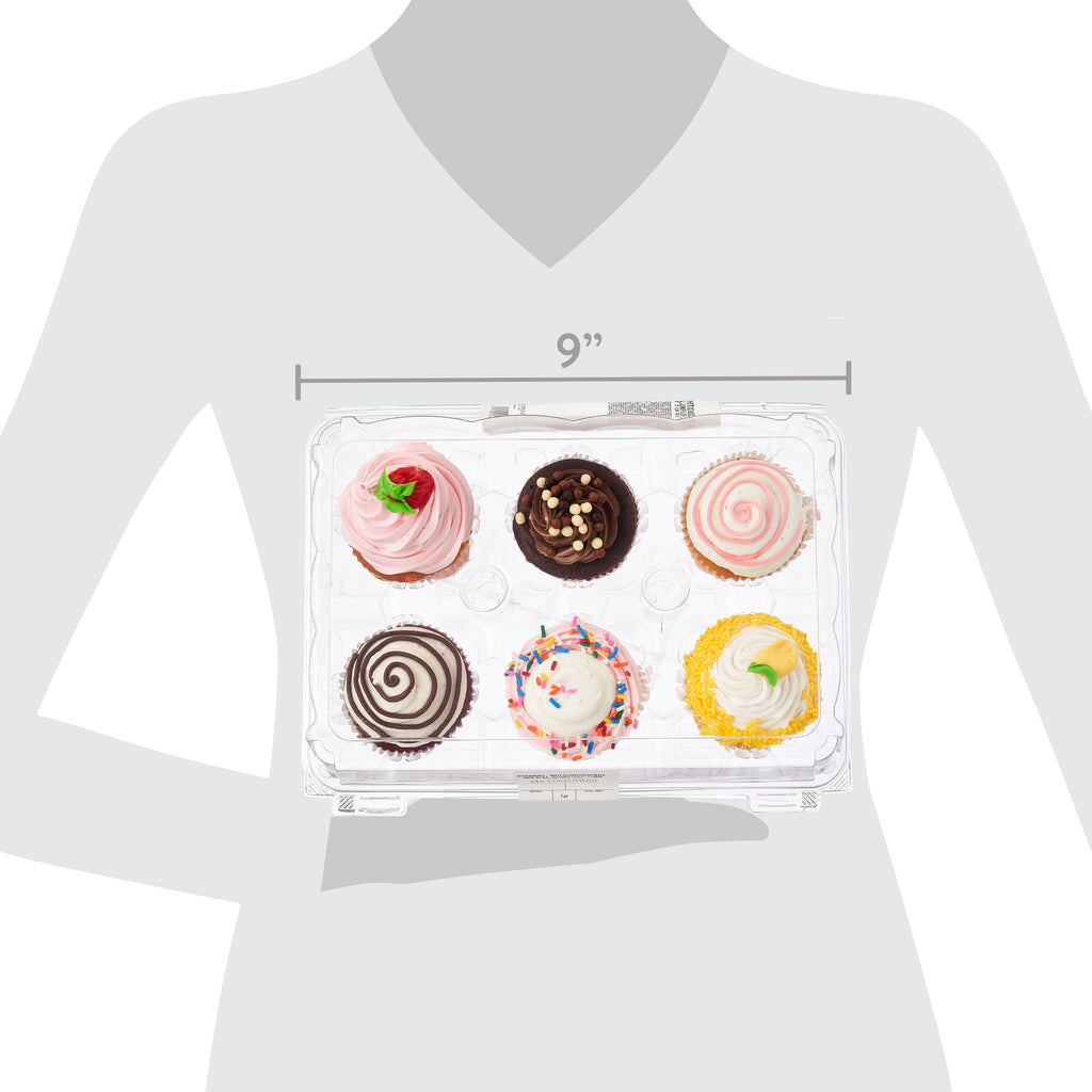 Gourmet Filled Regular Cupcakes 26 Oz 6 Count Freshness Guaranteed