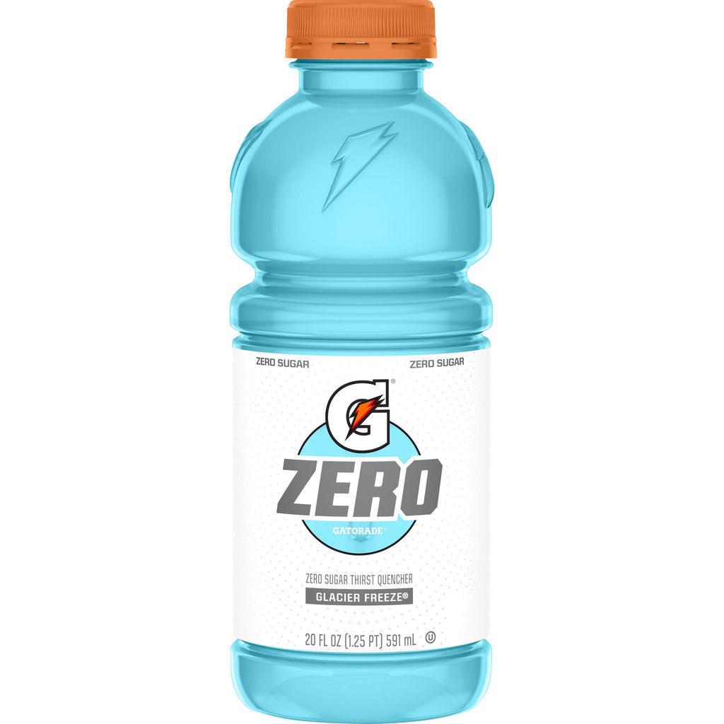 Gatorade Zero Sugar Thirst Quencher Glacier Freeze Sports Drink 20 fl oz 8 Count