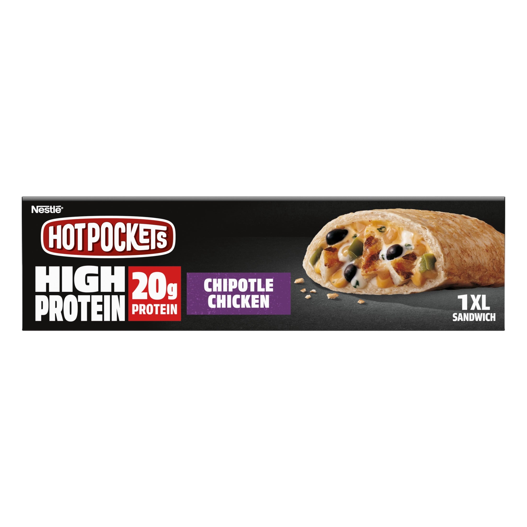 Hot Pockets High Protein Chipotle Chicken Frozen Sandwich 6.75 Oz