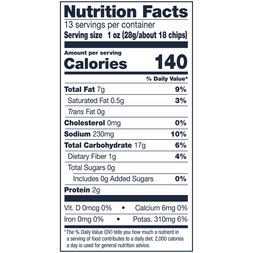 Sea Salt & Vinegar Kettle Cooked Potato Chips 13 Oz Cape Cod