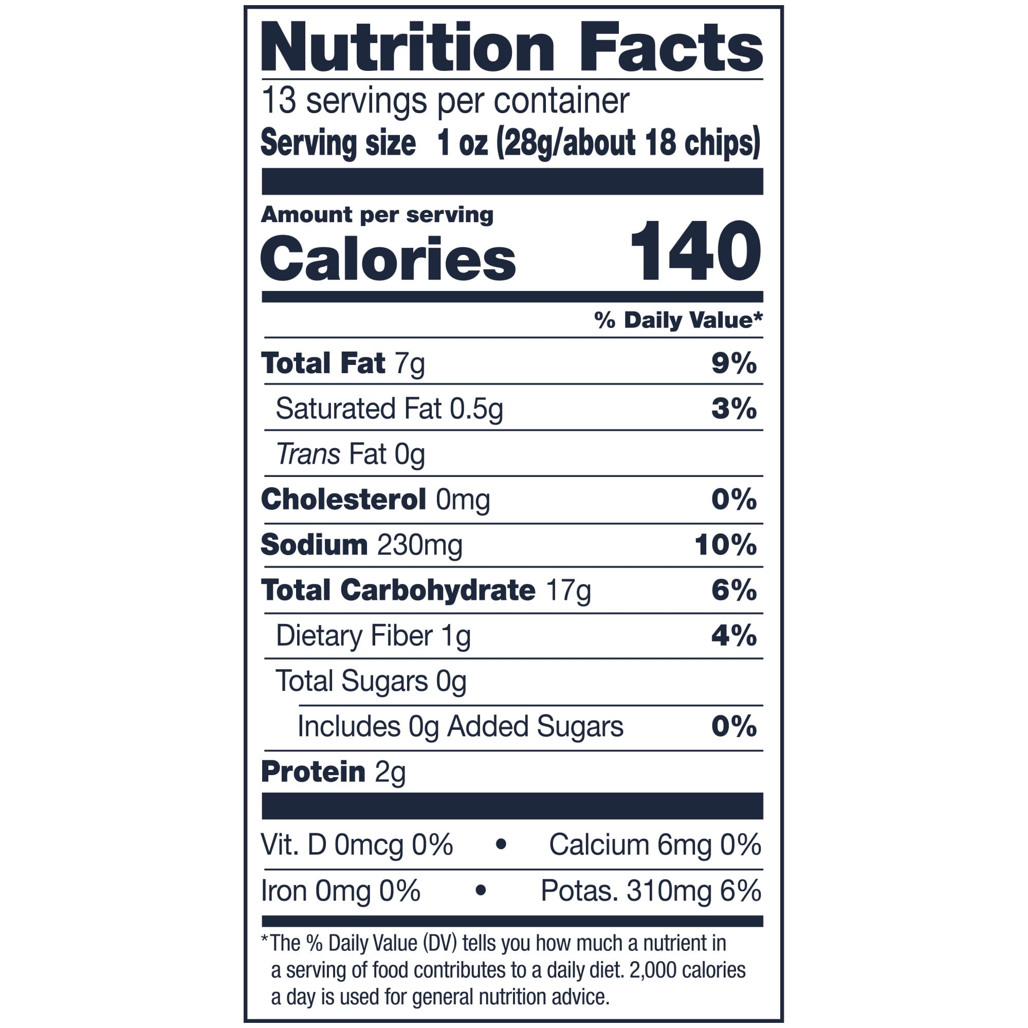 Sea Salt & Vinegar Kettle Cooked Potato Chips 13 Oz Cape Cod