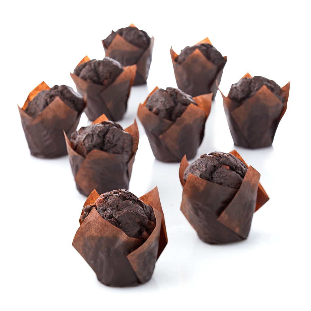 Triple Chocolate Baked Muffins 14 Oz 9 Count Marketside
