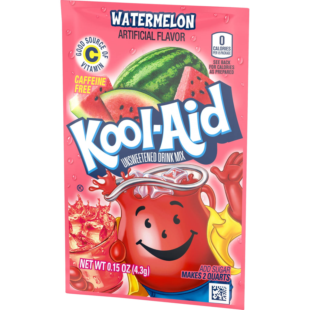 Kool-Aid Unsweetened Watermelon Powdered Soft Drink Mix 0.15 oz Packet