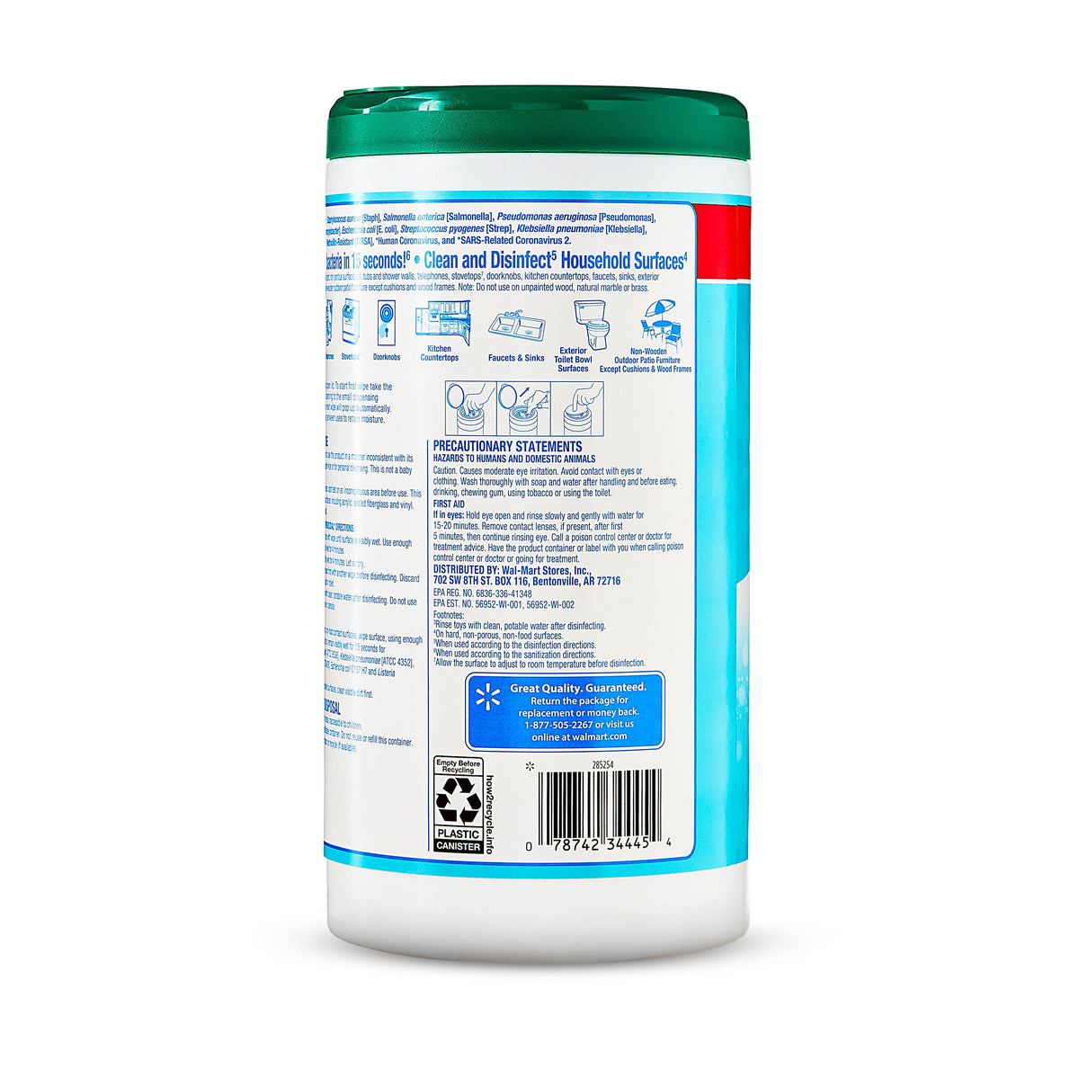 Great Value Disinfecting Wipes Fresh Scent 75 Count
