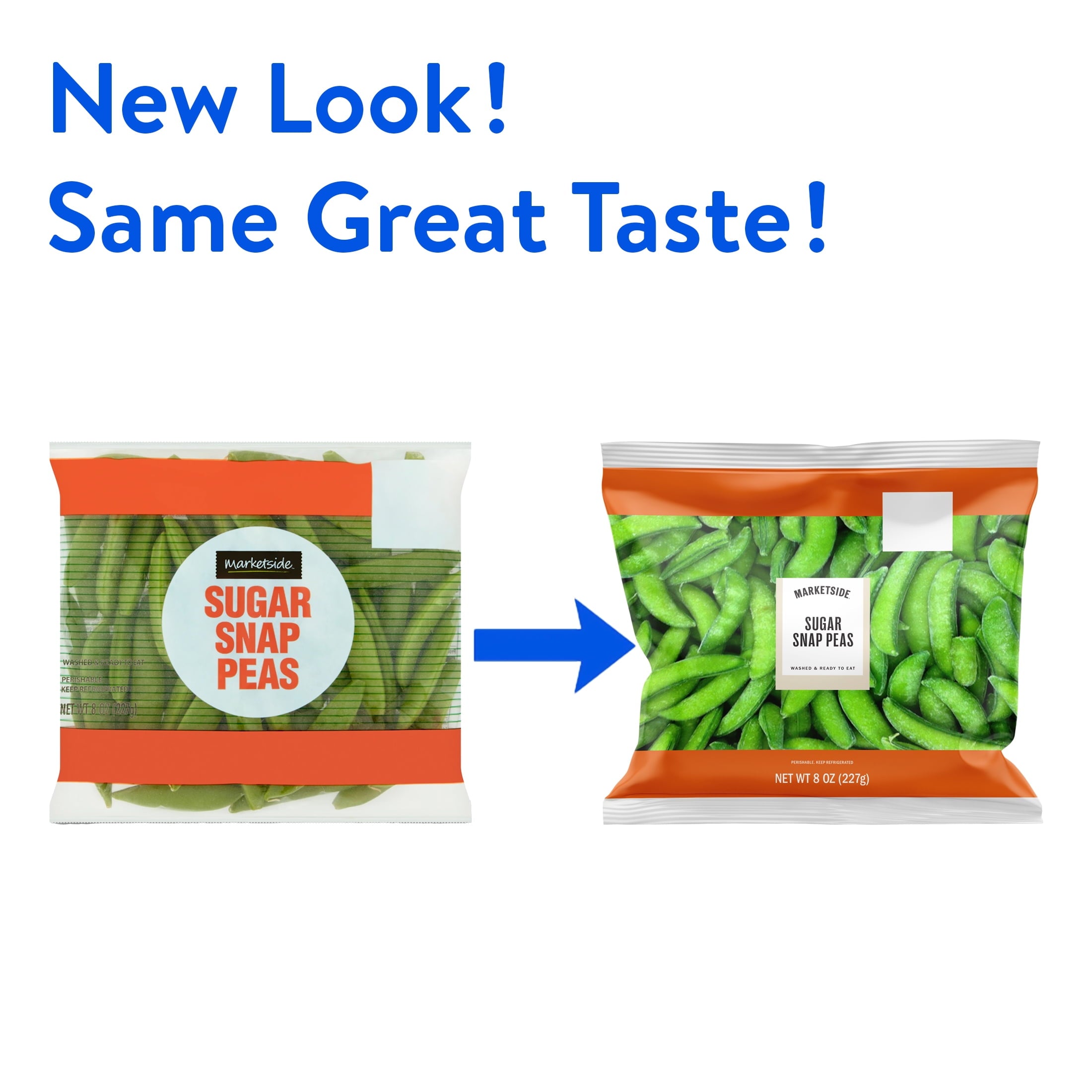 Fresh Marketside Sugar Snap Peas 8 Oz Bag