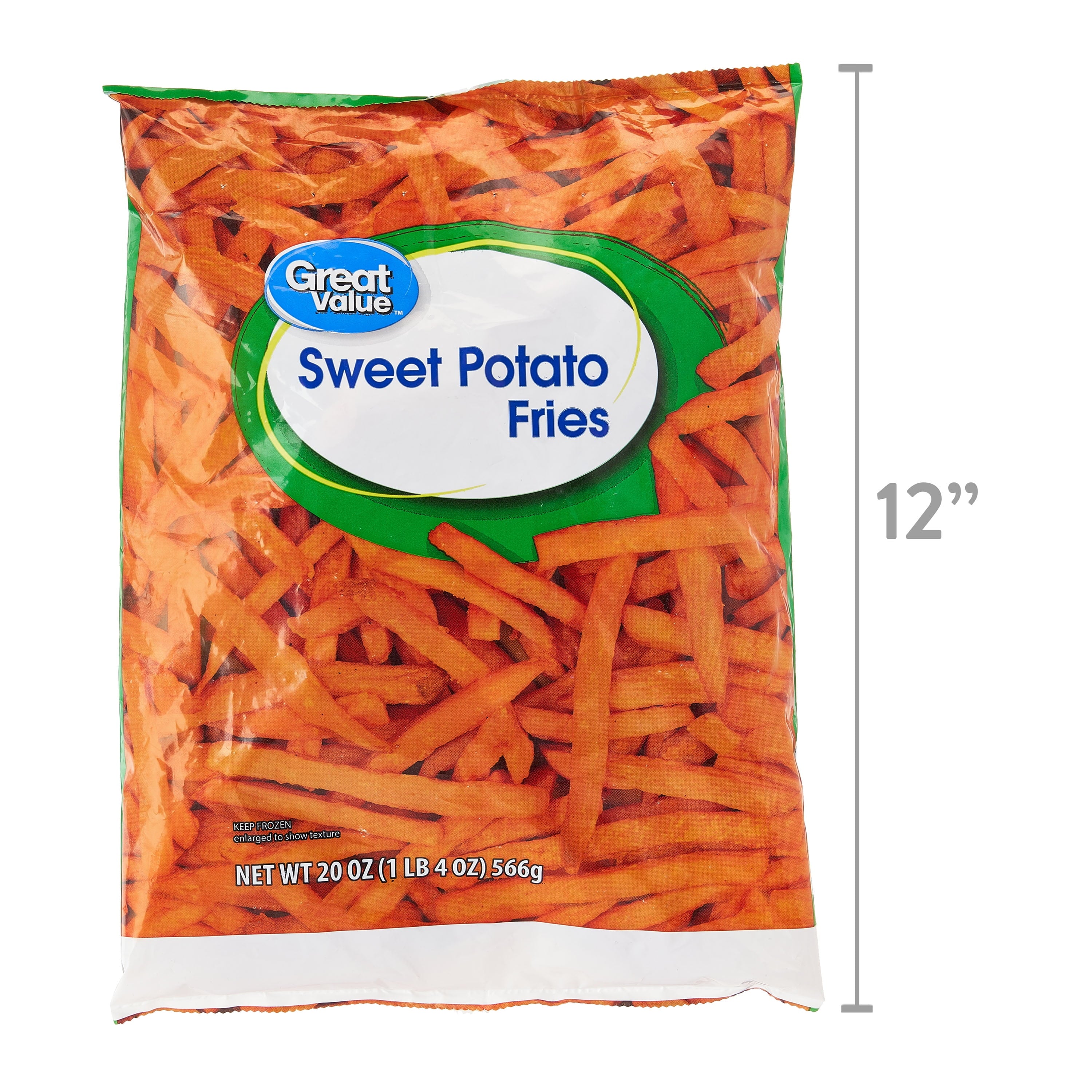Great Value Sweet Potato Fries Frozen 20 Oz Bag