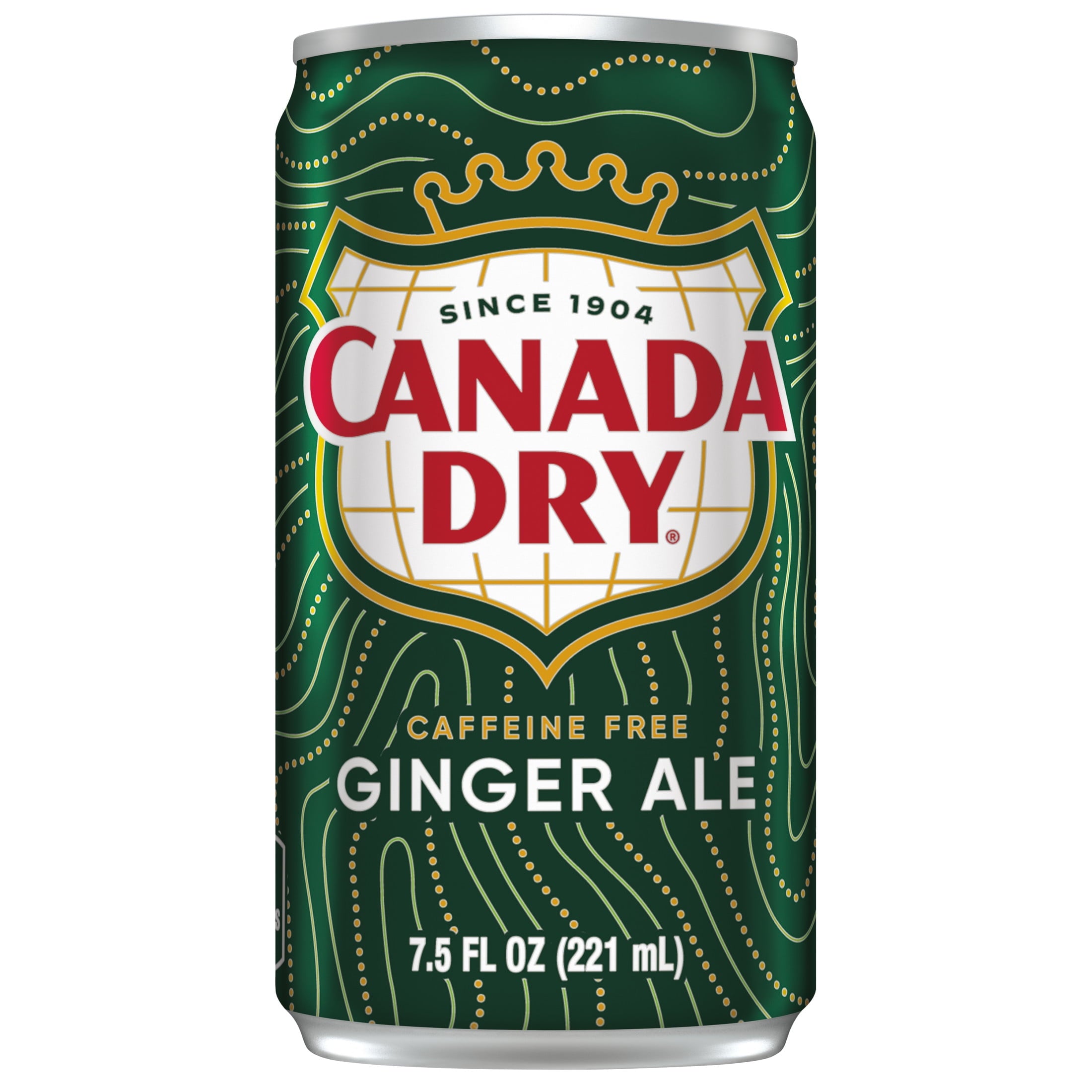 Canada Dry Caffeine Free Ginger Ale Soda Pop Cans 7.5 Fl Oz 10 Pack