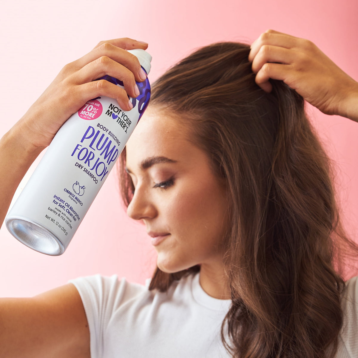 Not Your Mother's Plump for Joy Jumbo Dry Shampoo Orange Mango 12 oz