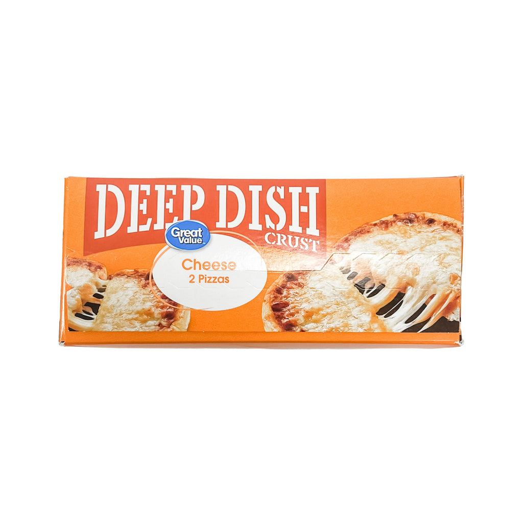 Great Value Deep Dish Four Cheese Frozen Pizza 11.2 Oz 2 Count