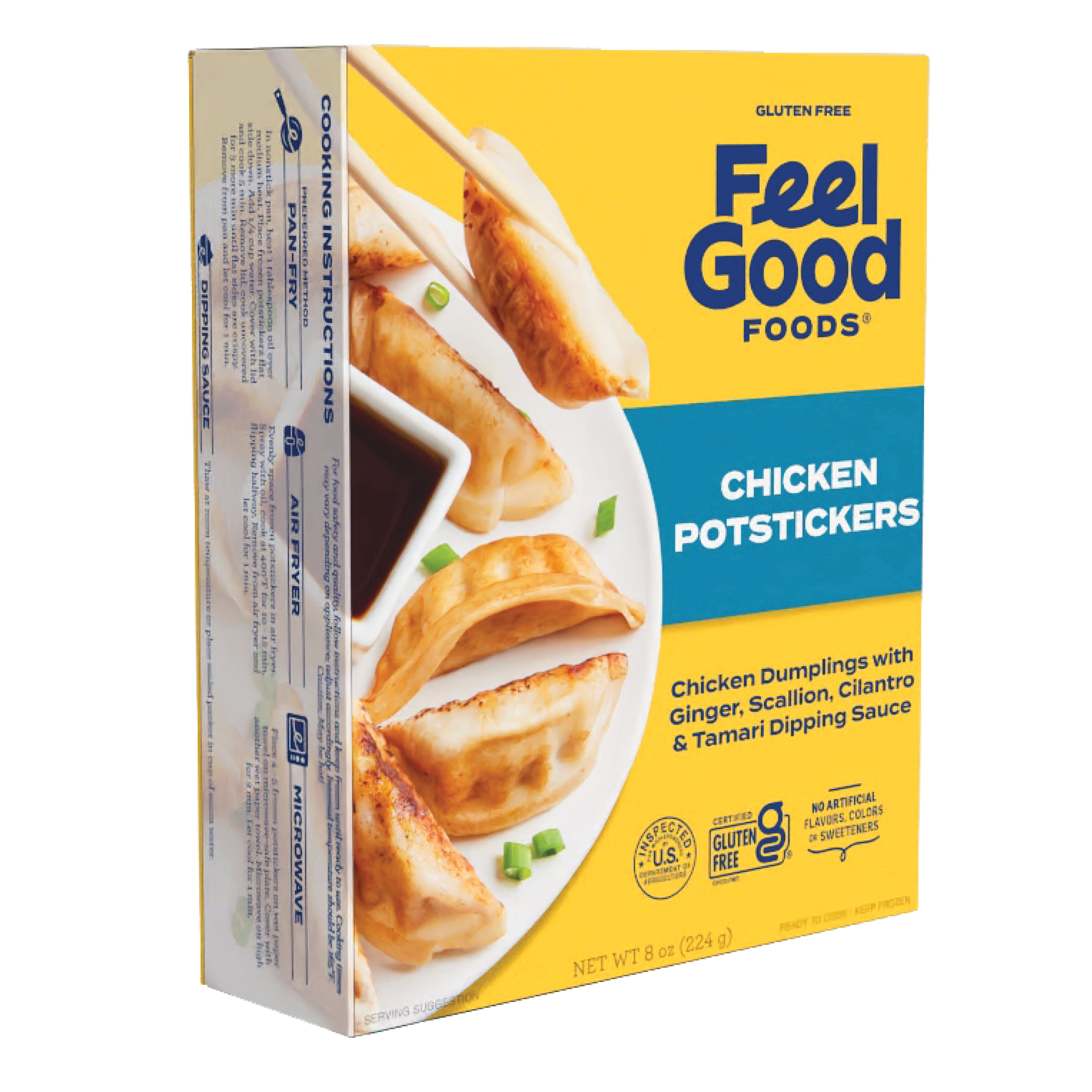 Feel Good Foods Gluten-Free Chicken Potstickers 8 Oz