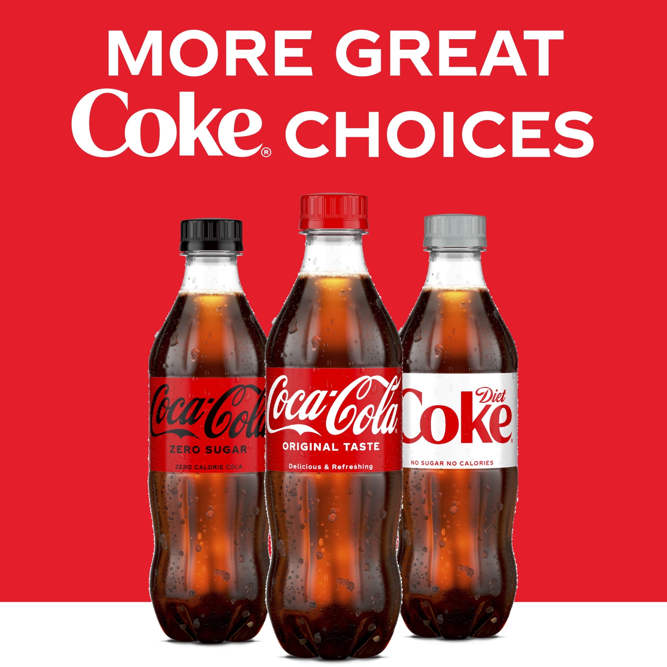 Soda Pop Bottles 16.9 Fl Oz 6 Pack Coca-Cola