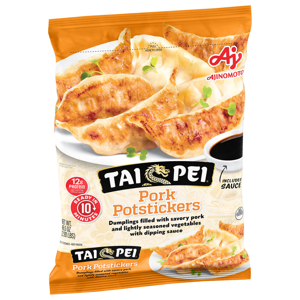 Tai Pei Pork Potstickers Frozen Asian Appetizers 46.5 Oz