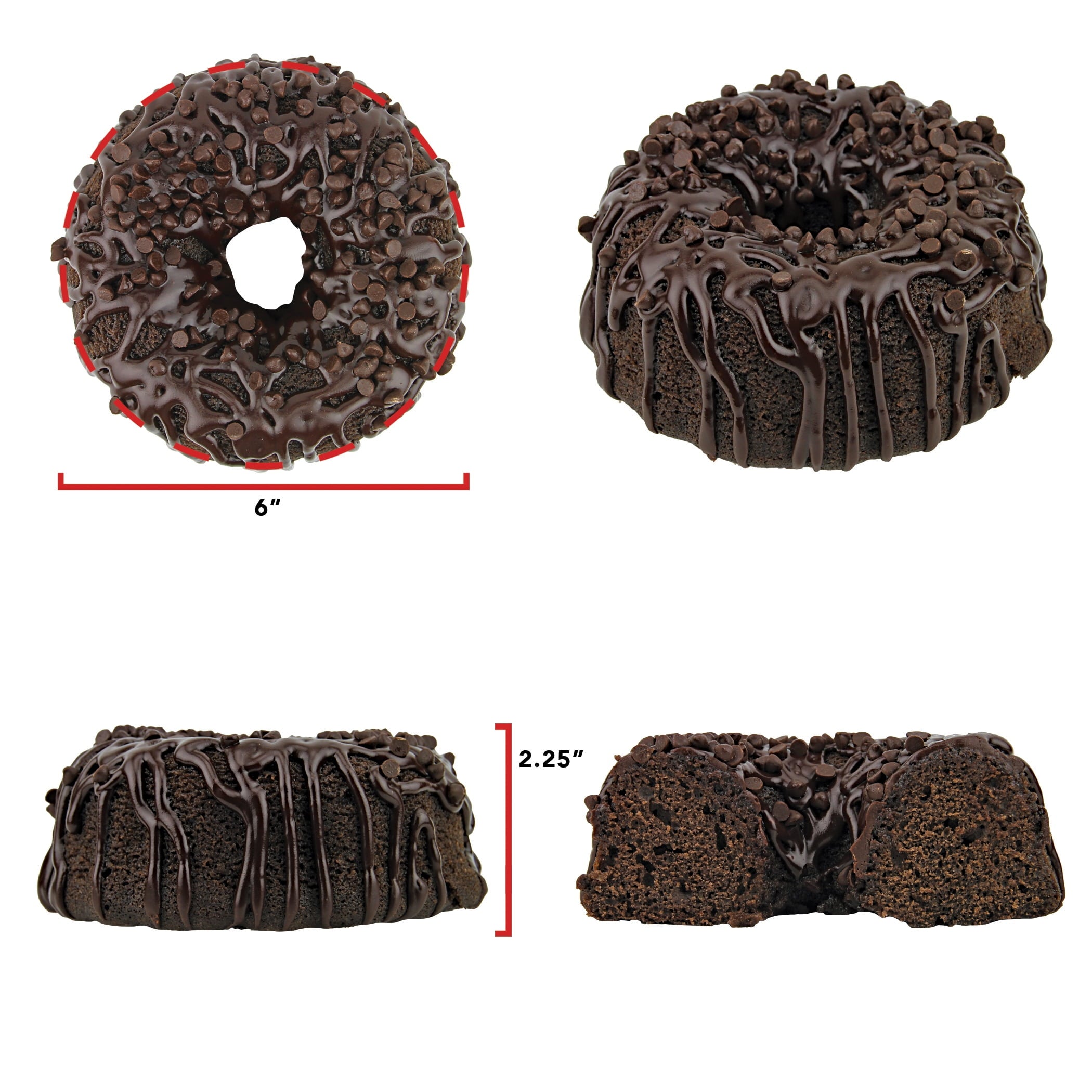 Moist Chocolate Bundt Cake 16 Oz Freshness Guaranteed