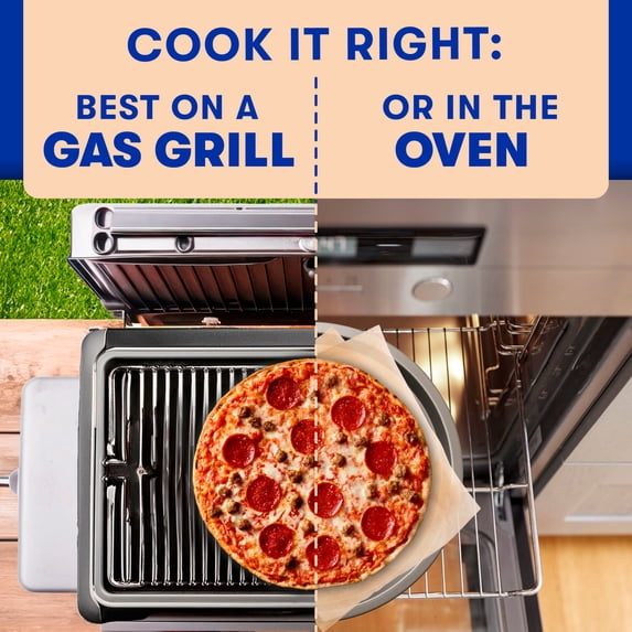 Jack's Sausage & Pepperoni Thin Crust Frozen Pizza 15 Oz