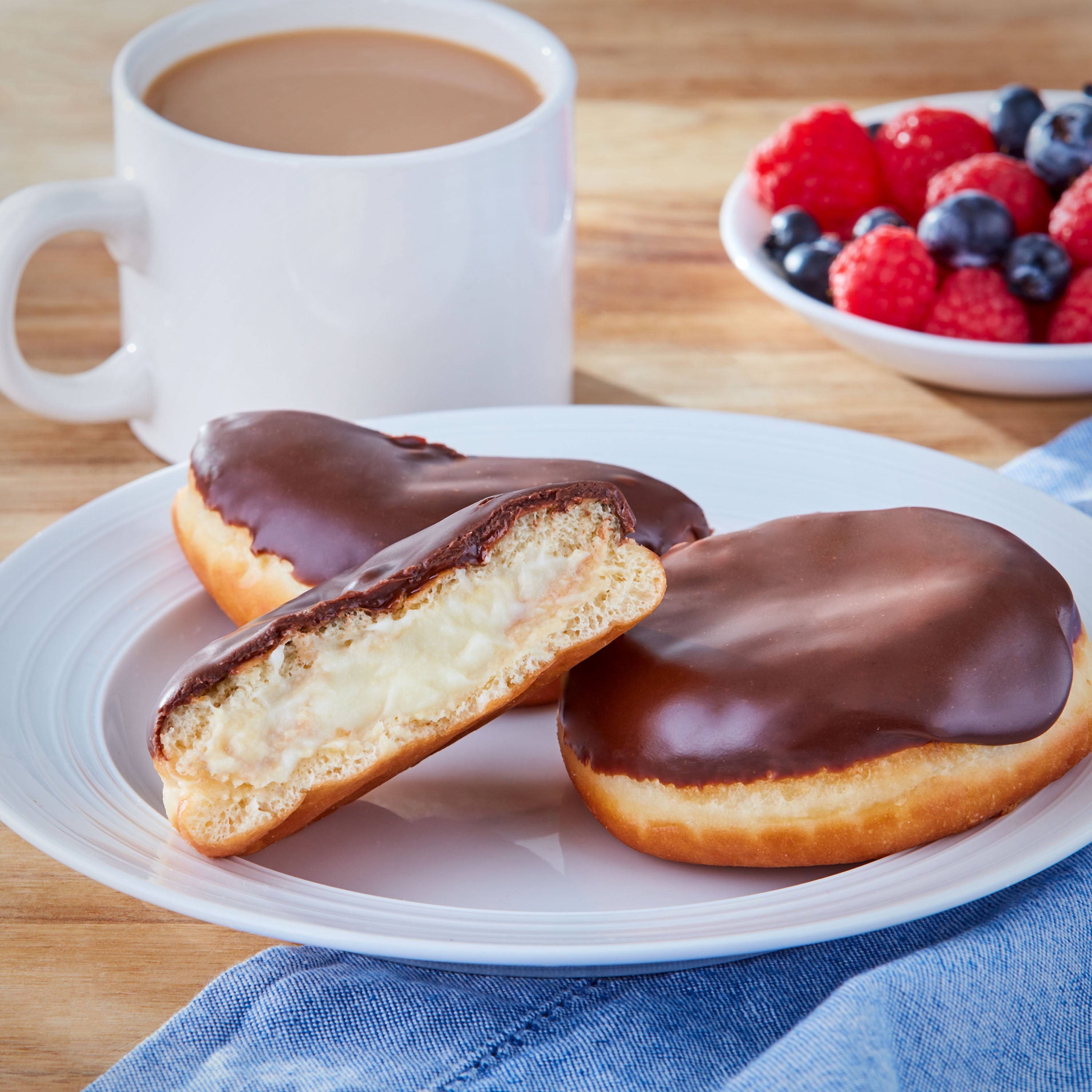 Bavarian Creme Filled Bismarck Doughnuts 4 Oz 2 Count Freshness Guaranteed