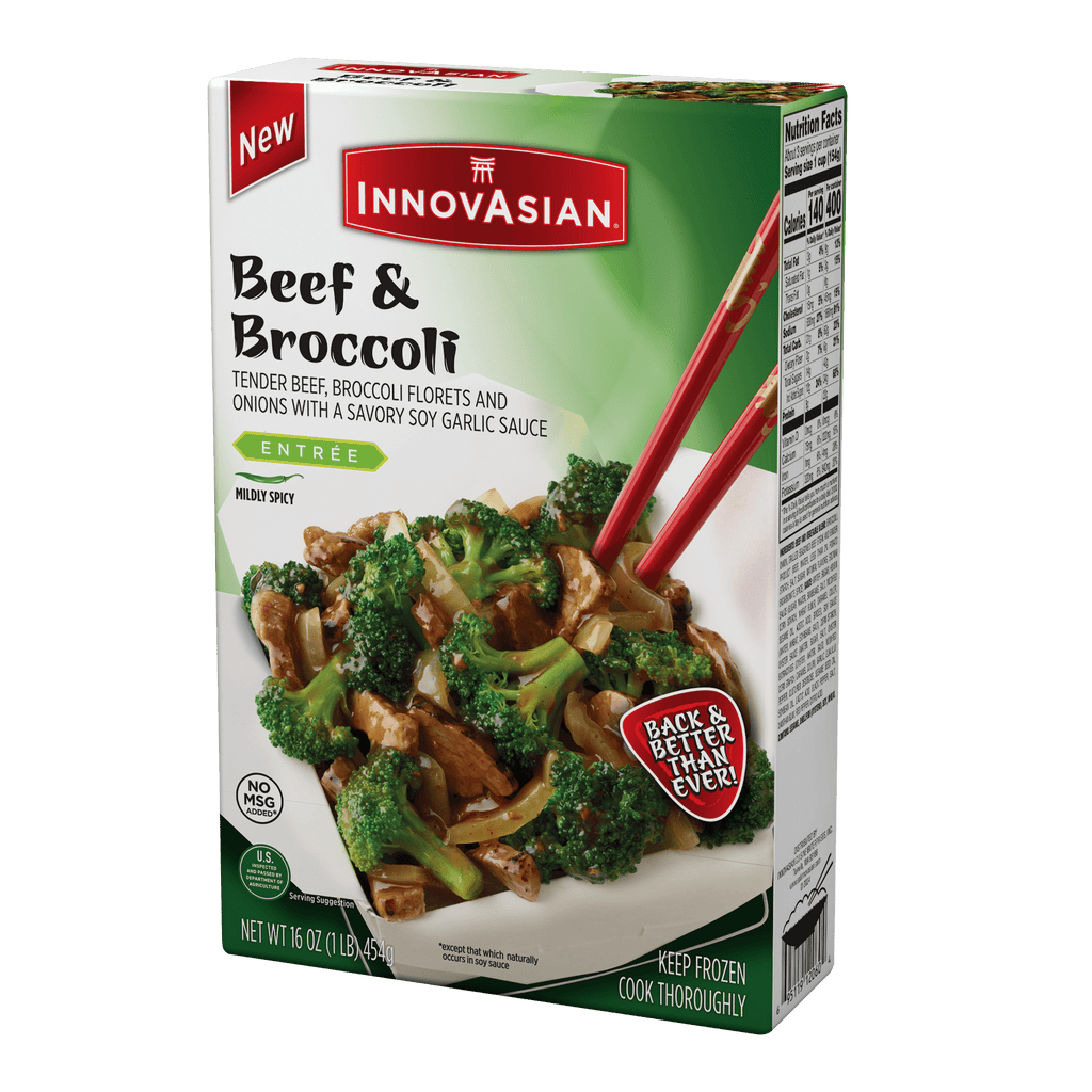 InnovAsian Cuisine Beef & Broccoli Frozen Meal 16 Oz
