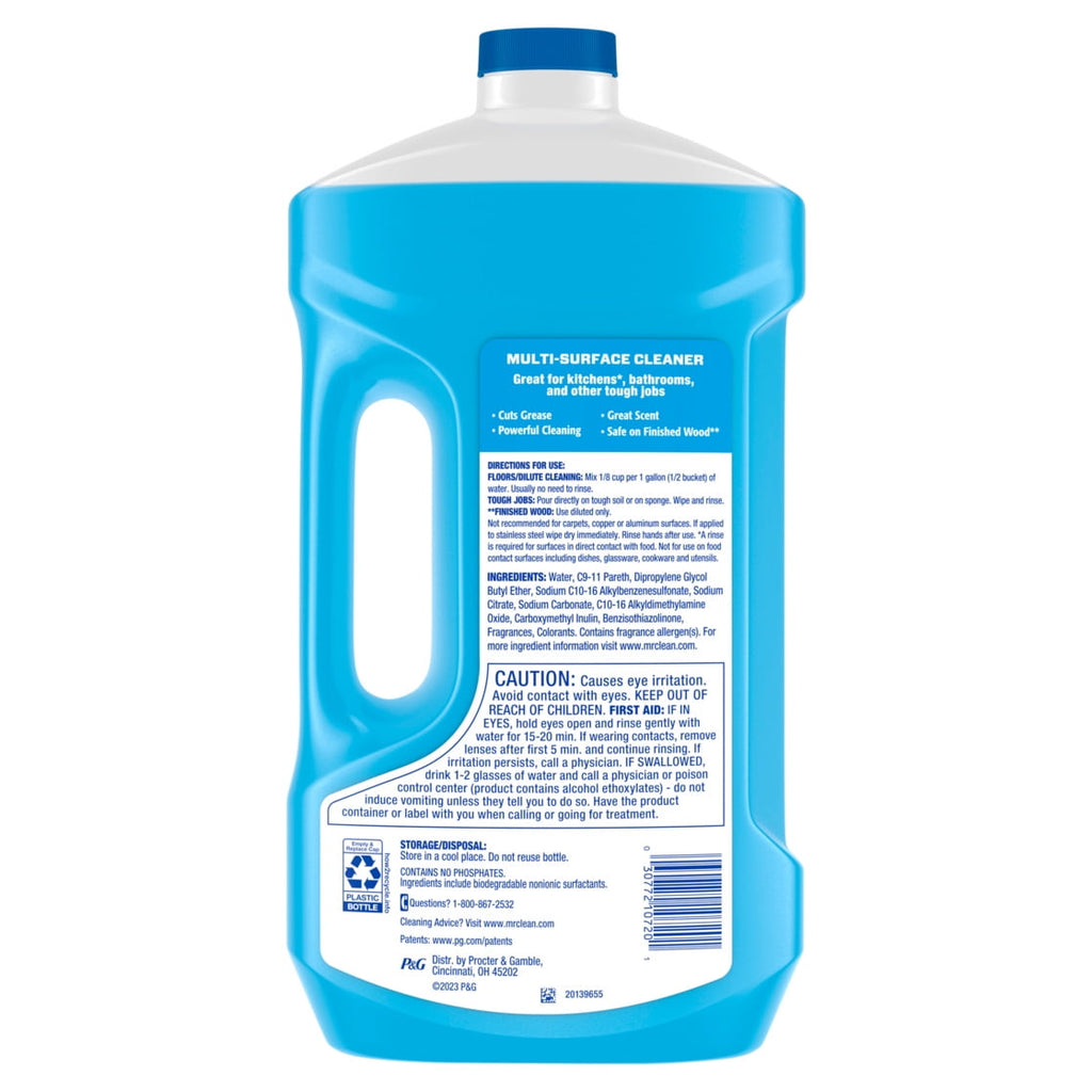 Mr. Clean 2X Concentrated Multi Surface All Purpose Cleaner Unstopables Fresh 64 fl oz