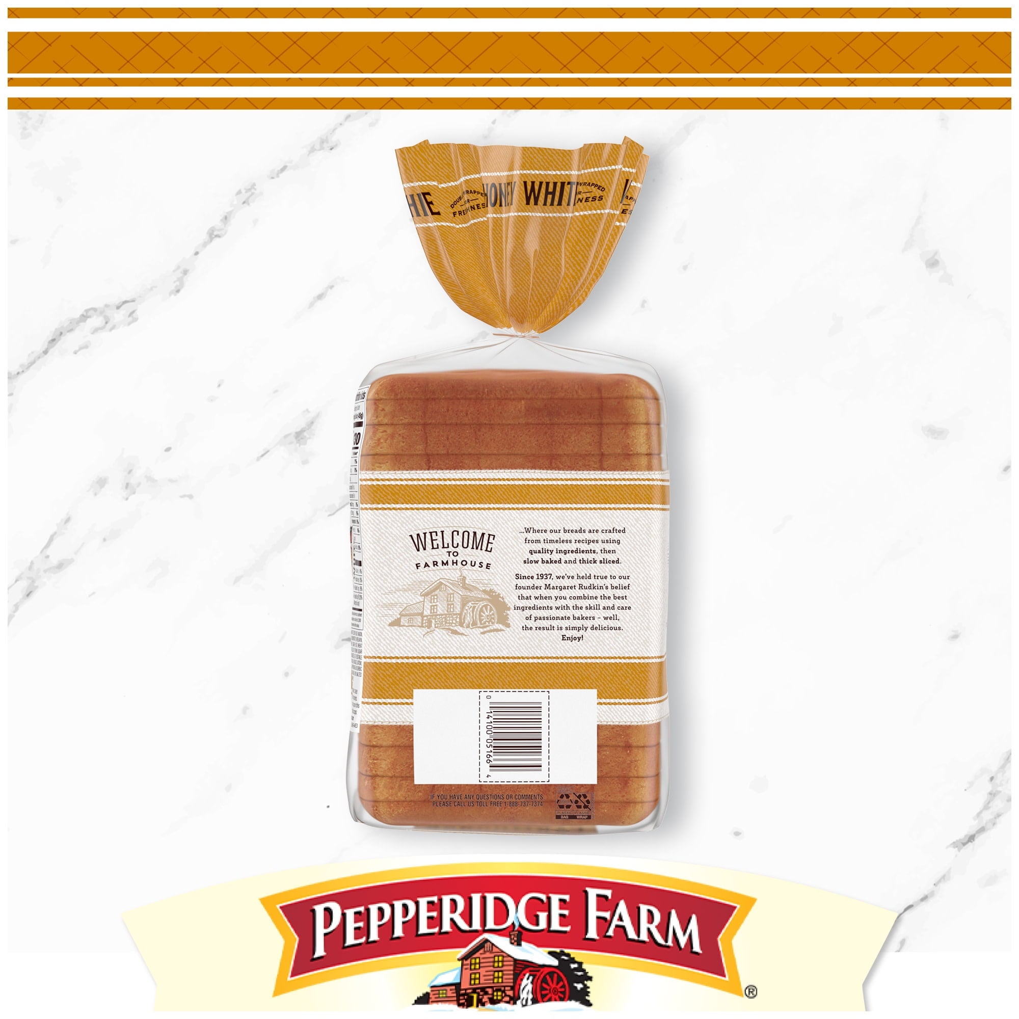 Farmhouse Honey White Bread 22 Oz 1 Count