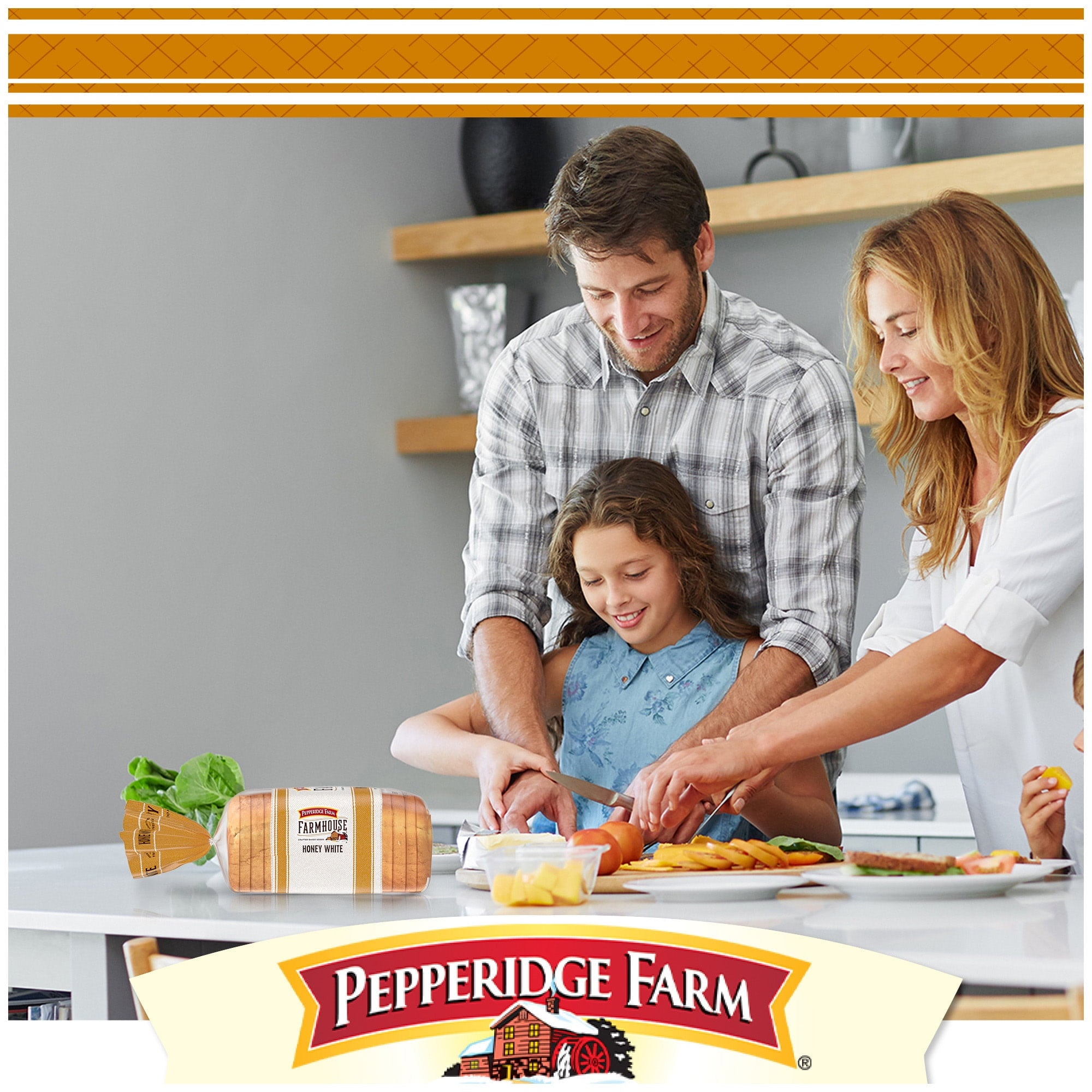 Farmhouse Honey White Bread 22 Oz 1 Count