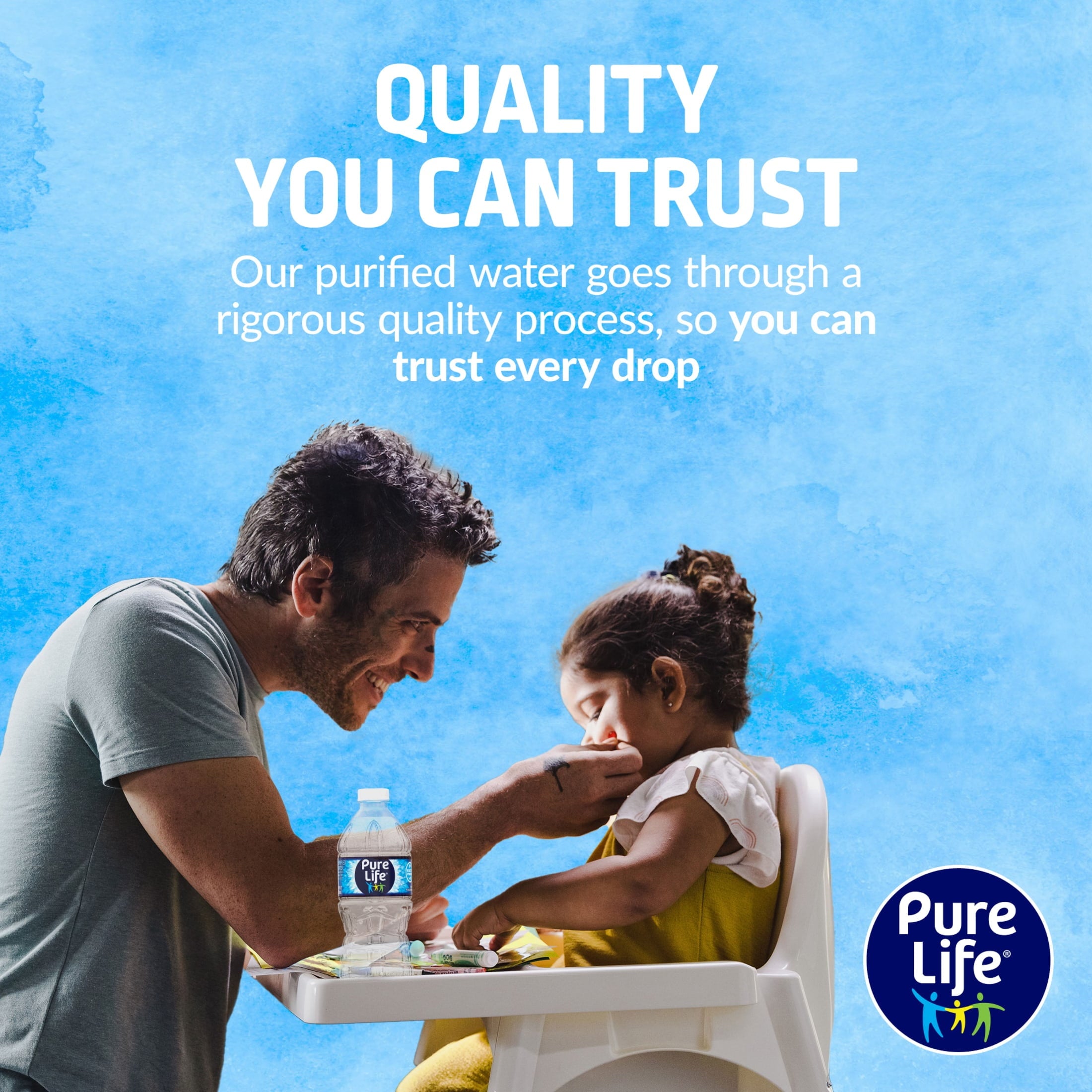 Pure Life Purified Water 16.9 fl oz Plastic Bottles 35 Pack